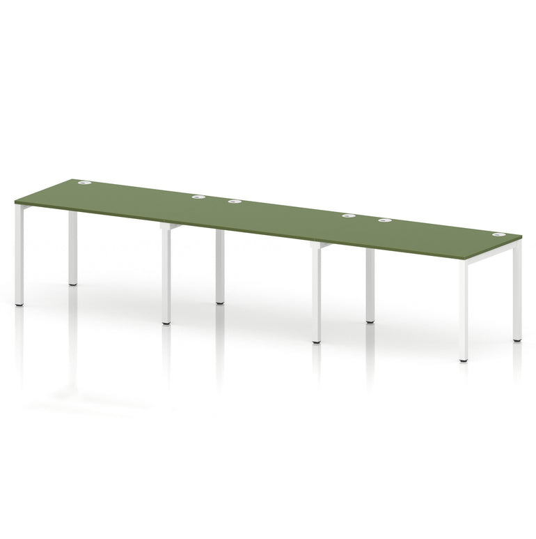 Impulse Single Row Bench Desk - 3 Person