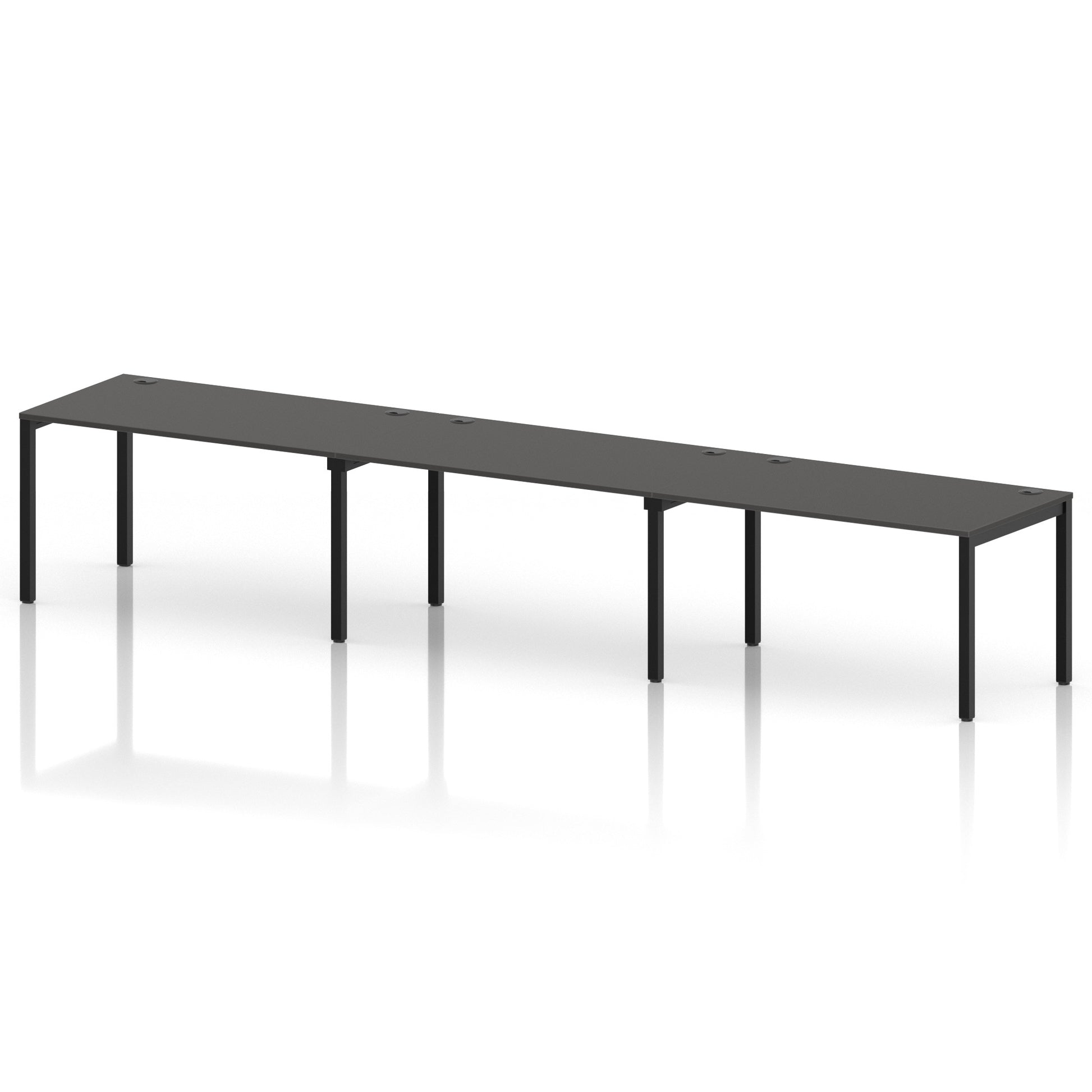 Impulse Single Row Bench Desk - 3 Person