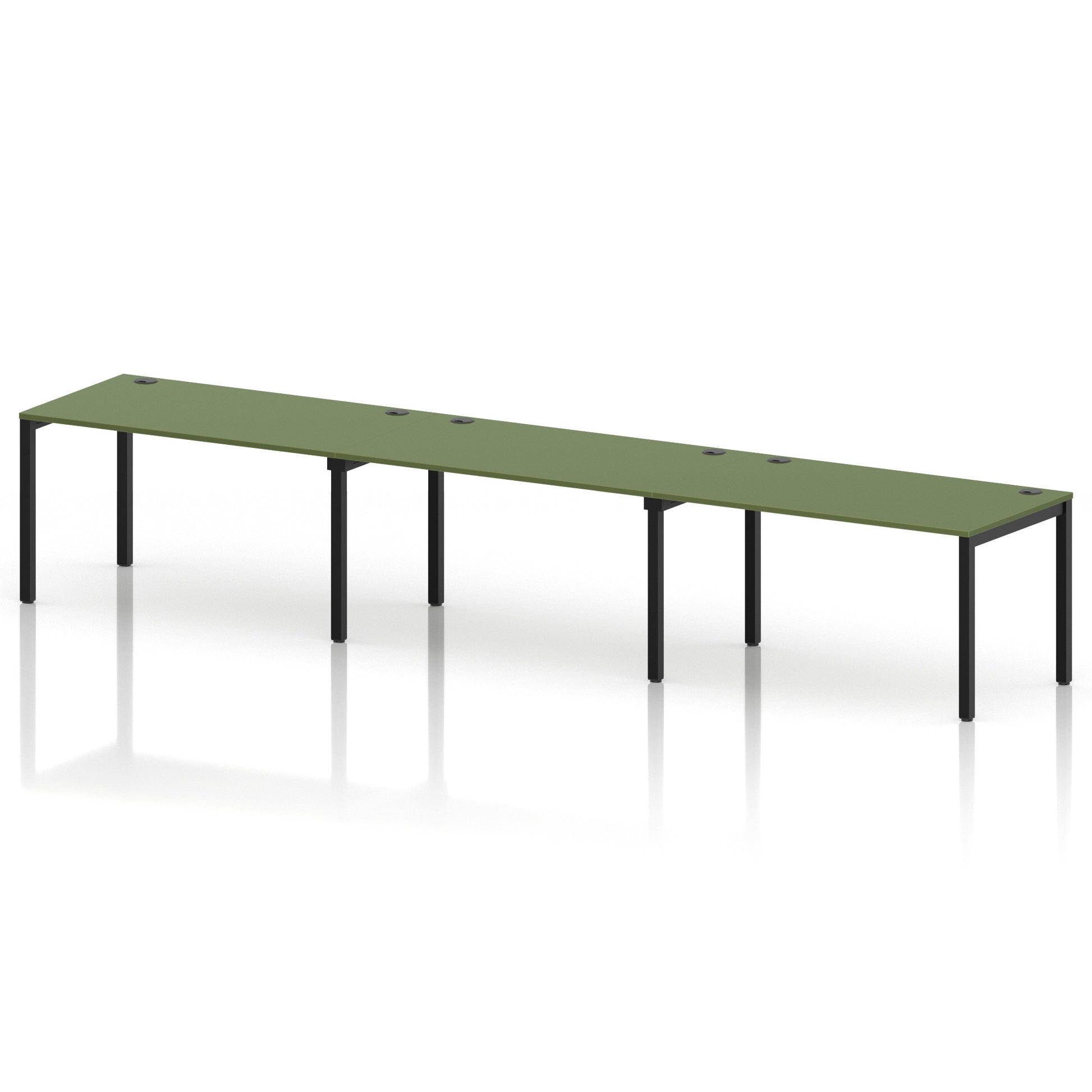 Impulse Single Row Bench Desk - 3 Person
