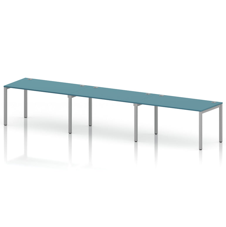 Impulse Single Row Bench Desk - 3 Person