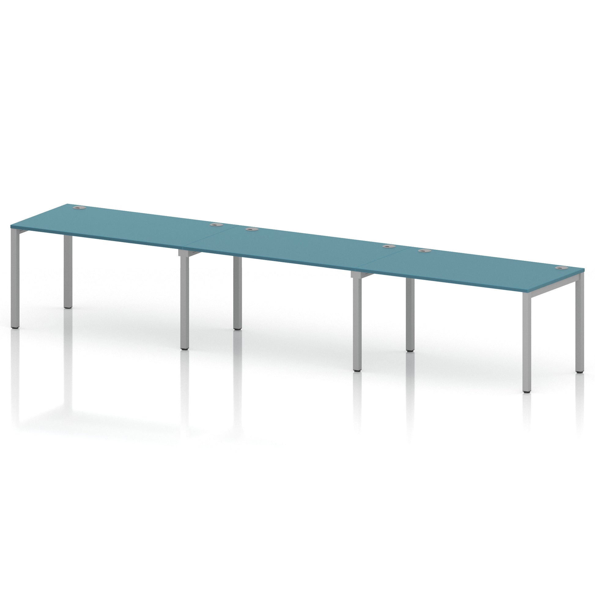 Impulse Single Row Bench Desk - 3 Person