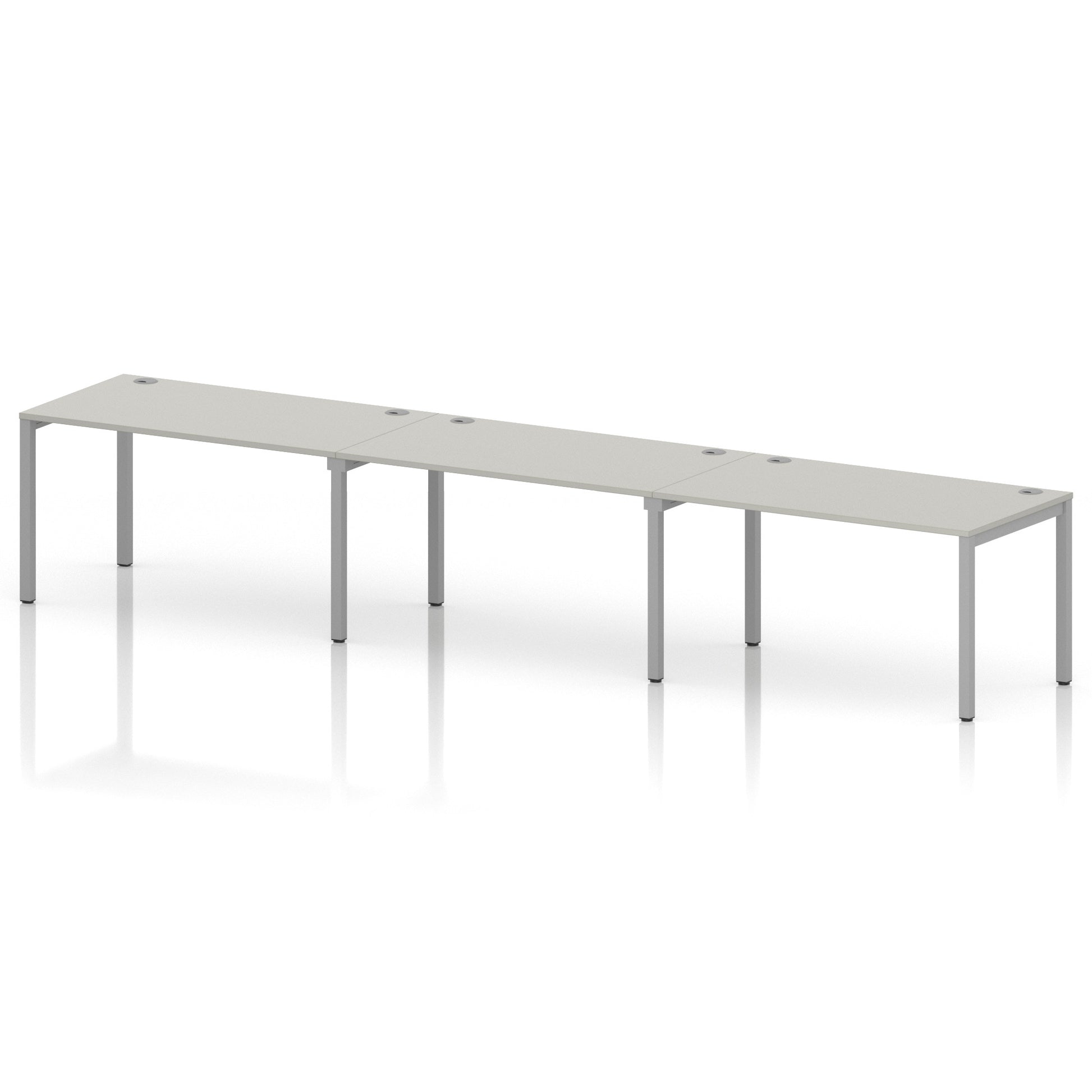 Impulse Single Row Bench Desk - 3 Person
