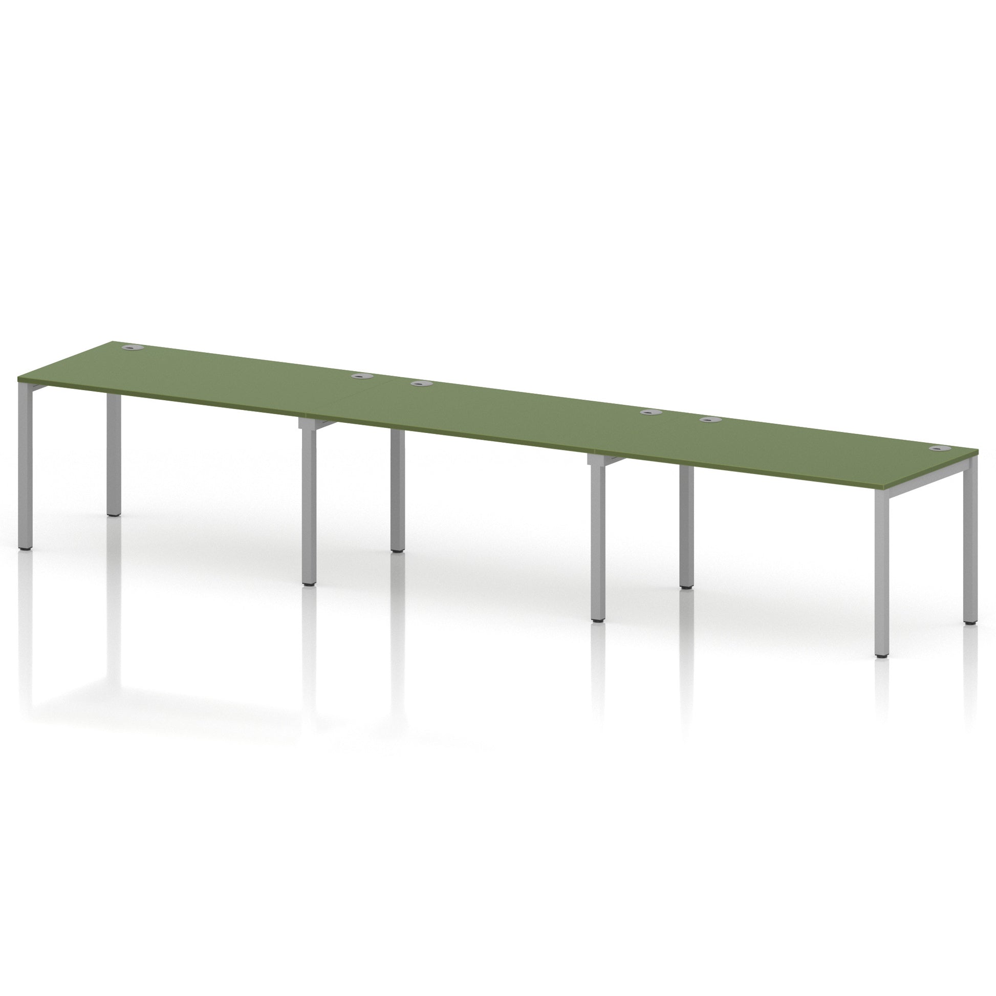 Impulse Single Row Bench Desk - 3 Person