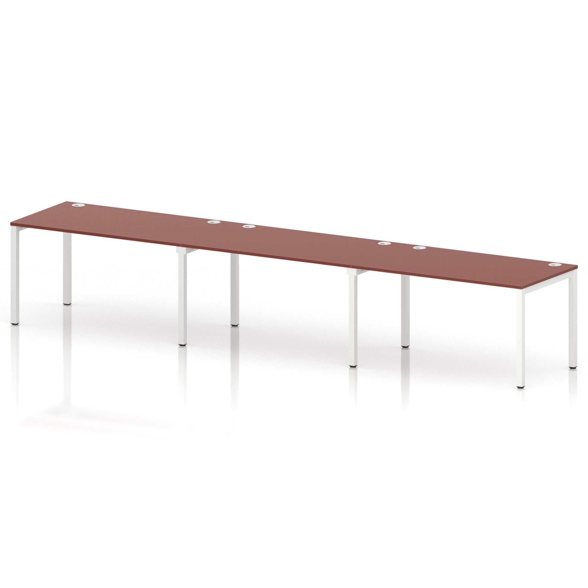 Impulse Single Row Bench Desk - 3 Person