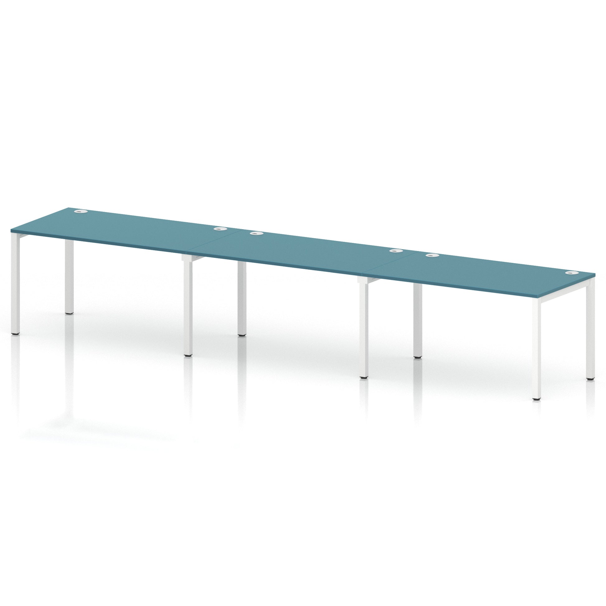 Impulse Single Row Bench Desk - 3 Person
