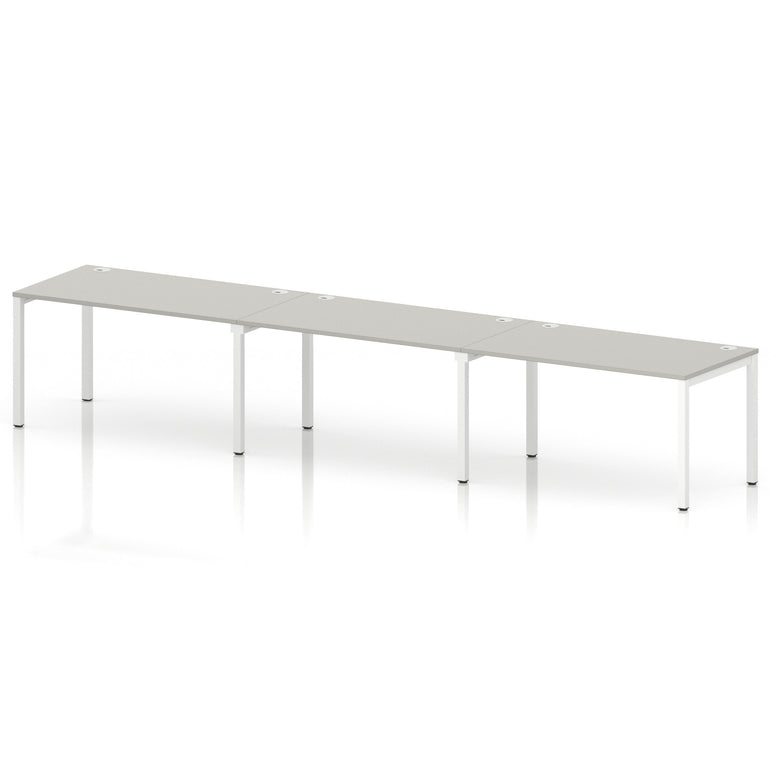 Impulse Single Row Bench Desk - 3 Person