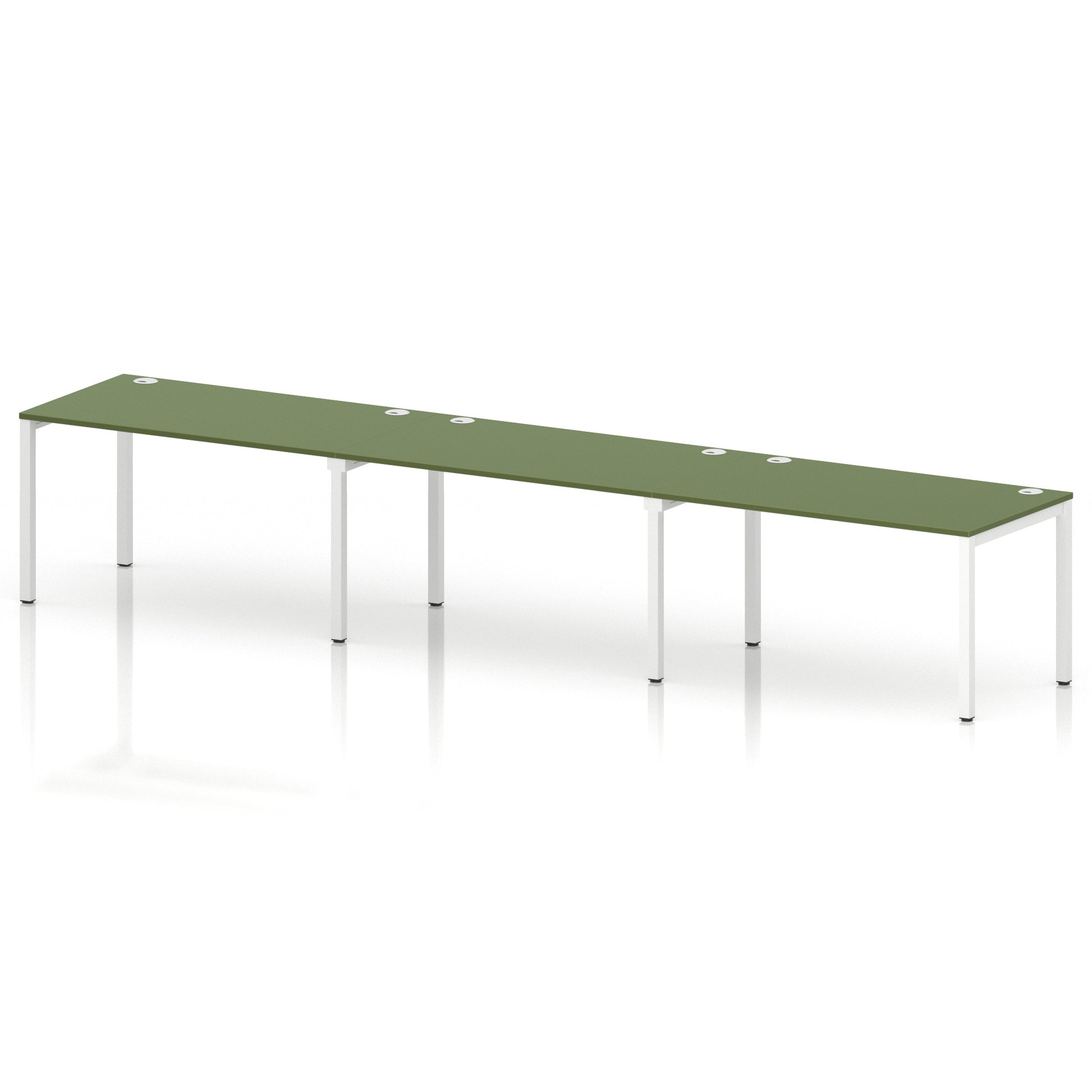 Impulse Single Row Bench Desk - 3 Person