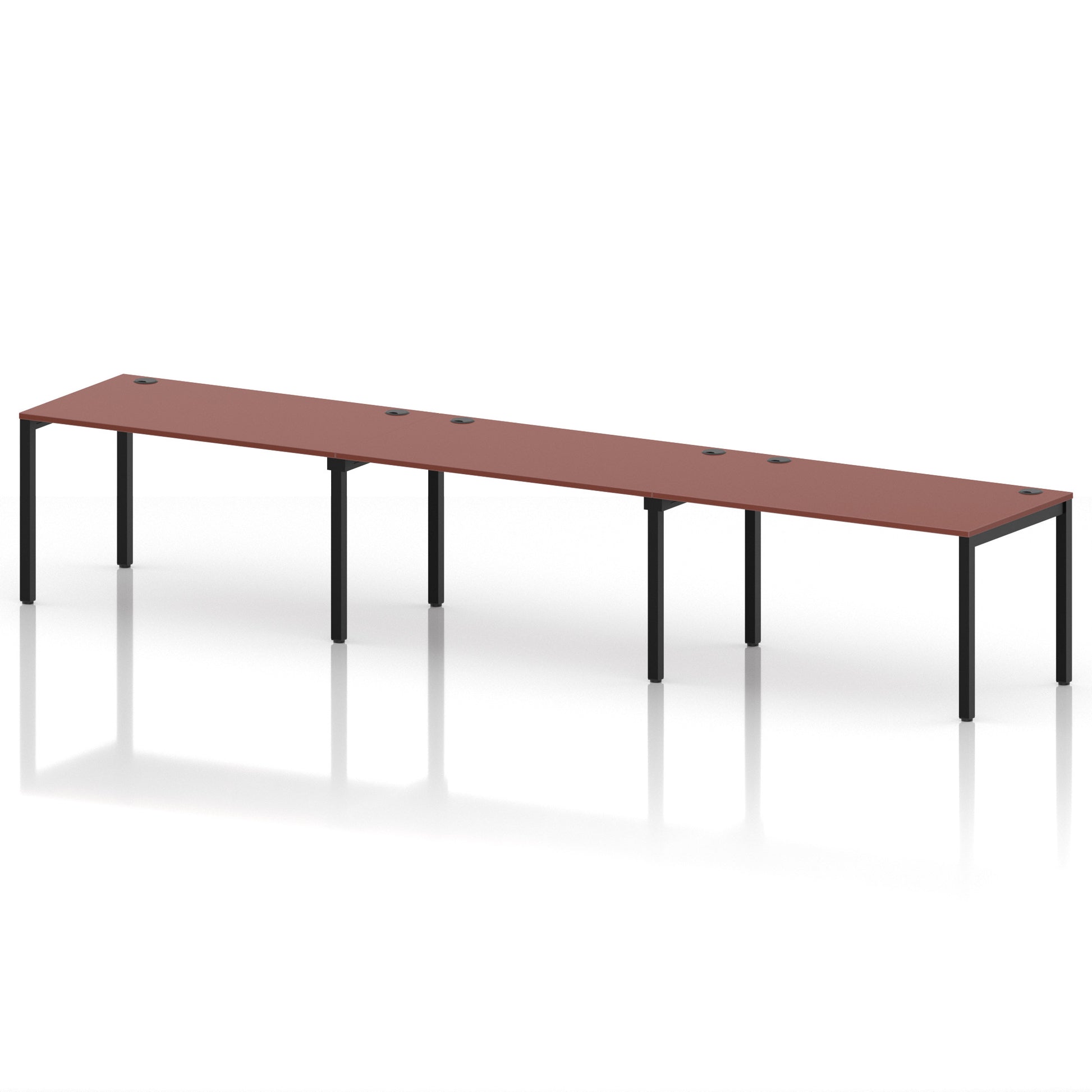 Impulse Single Row Bench Desk - 3 Person
