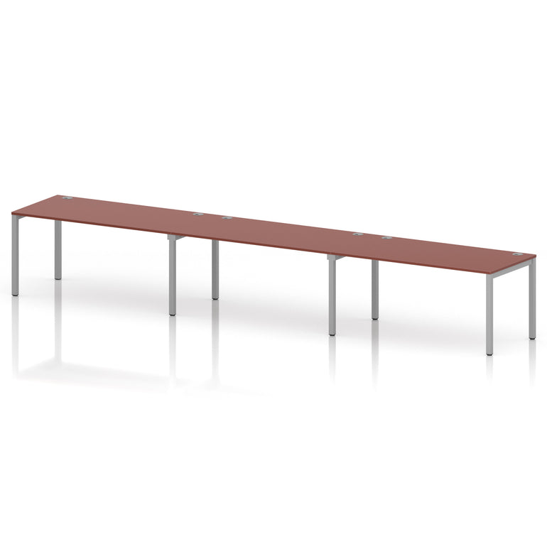 Impulse Single Row Bench Desk - 3 Person