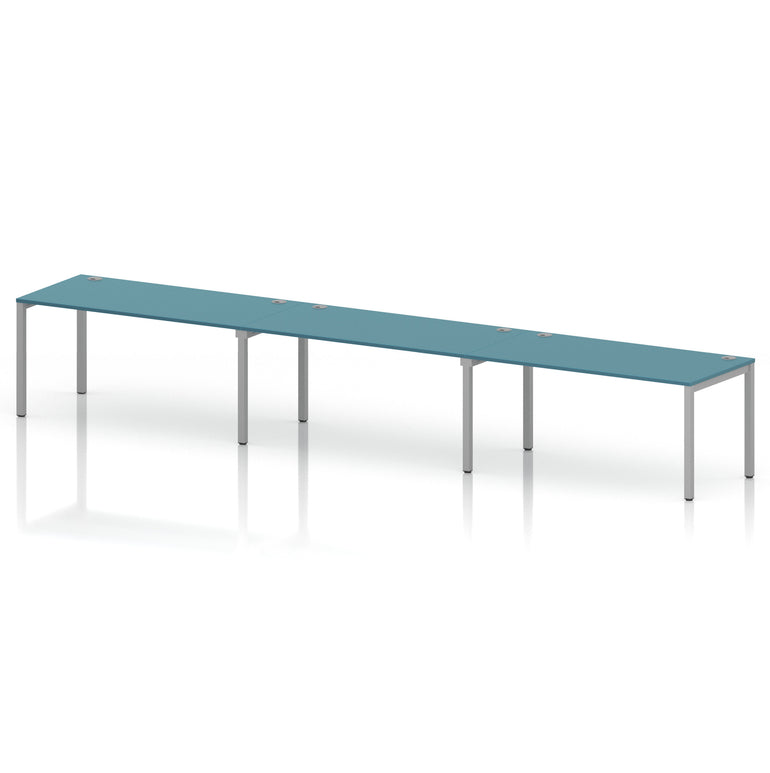 Impulse Single Row Bench Desk - 3 Person
