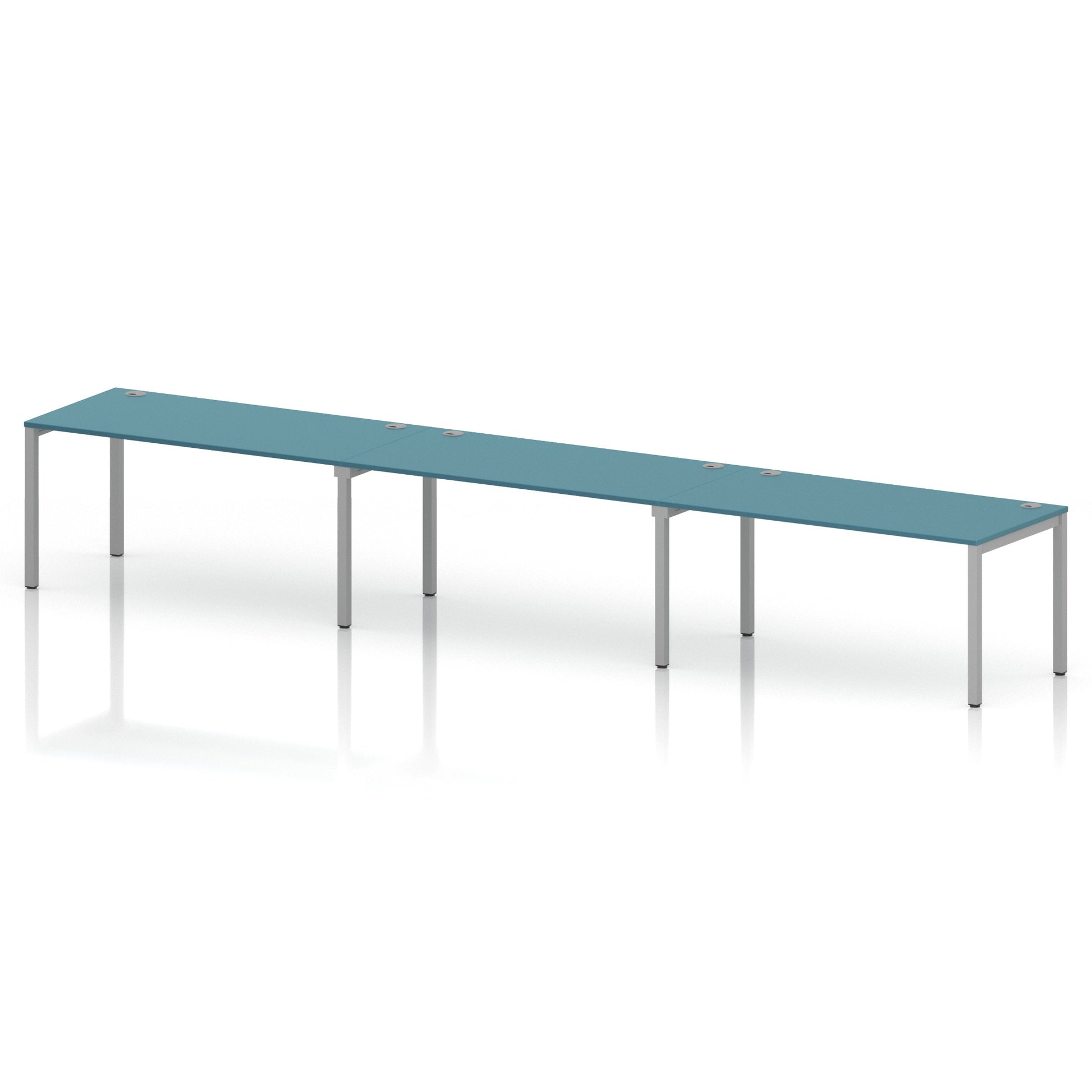 Impulse Single Row Bench Desk - 3 Person