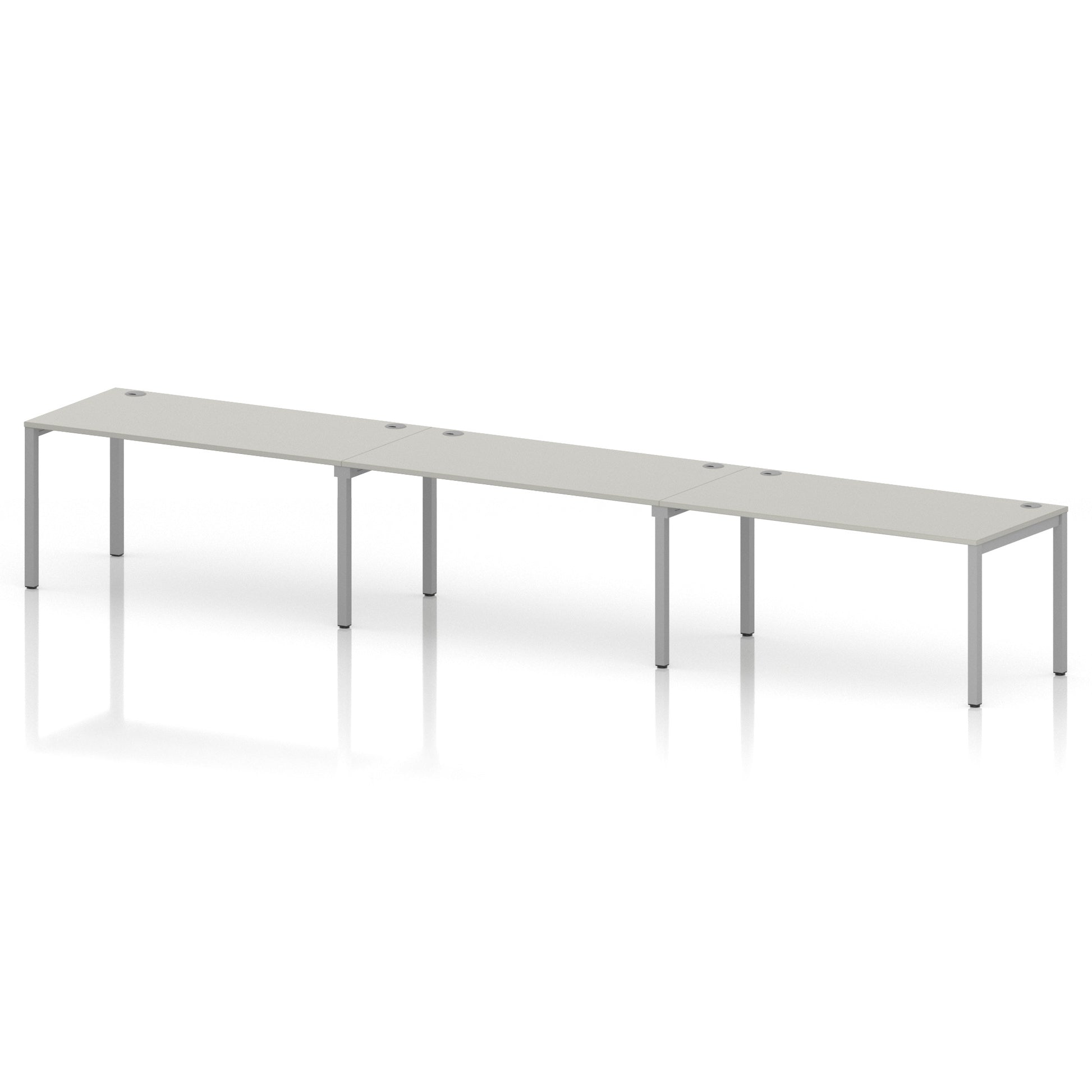 Impulse Single Row Bench Desk - 3 Person
