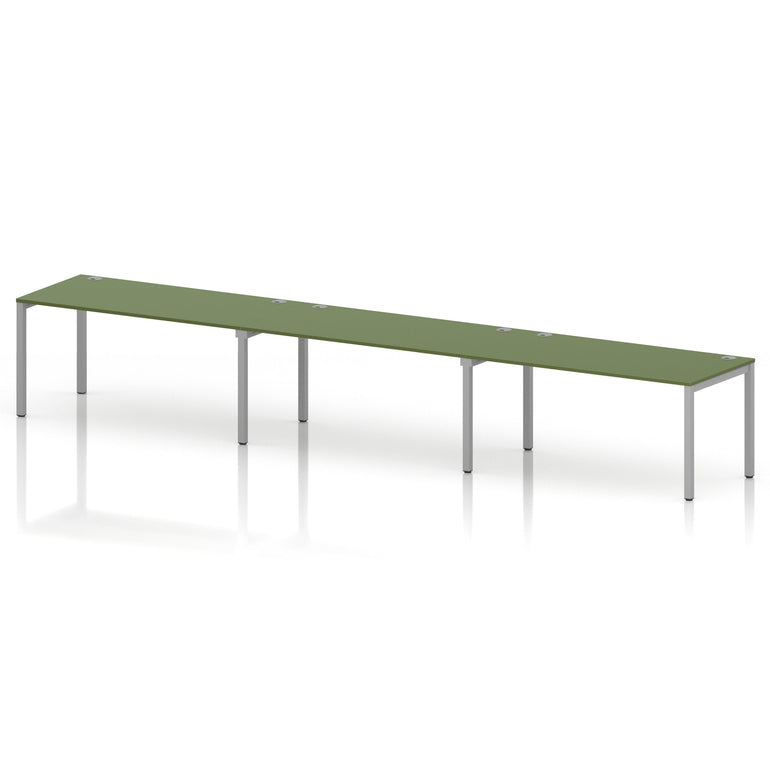 Impulse Single Row Bench Desk - 3 Person