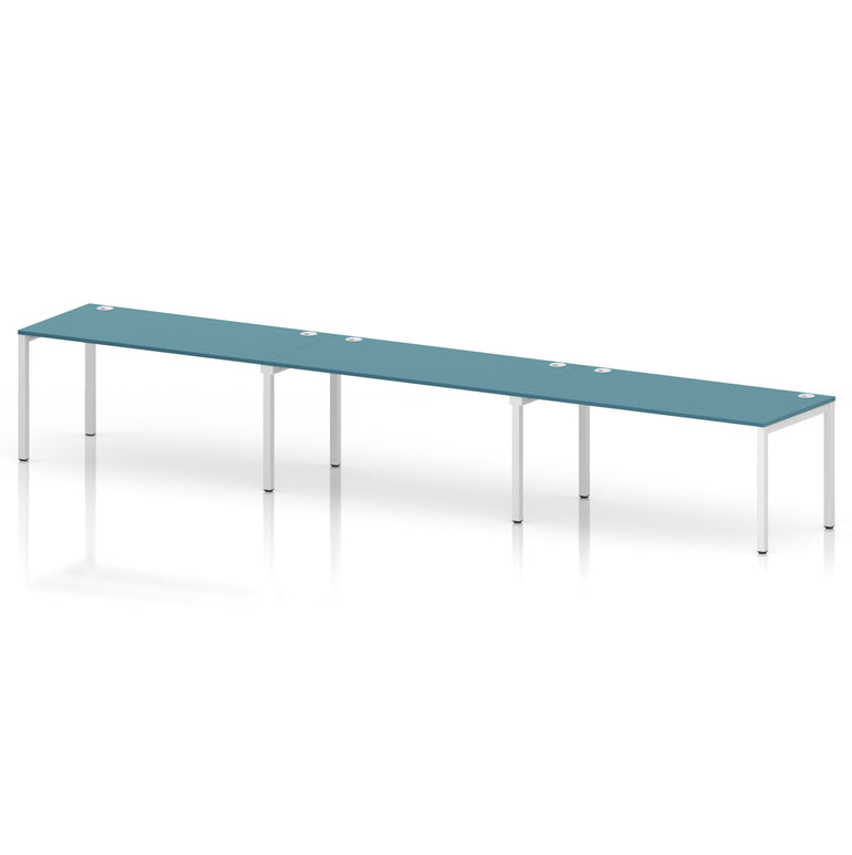 Impulse Single Row Bench Desk - 3 Person