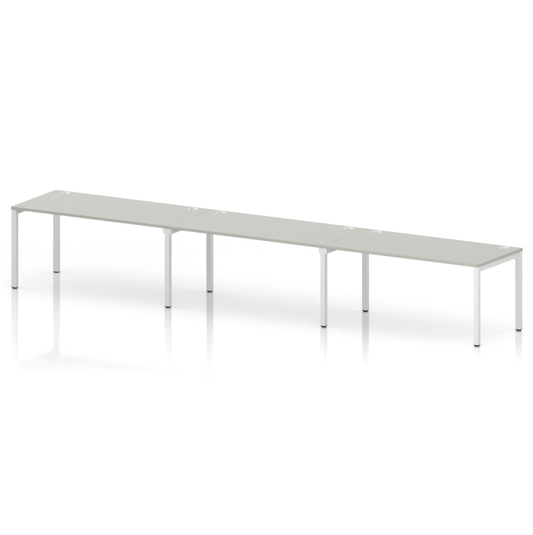 Impulse Single Row Bench Desk - 3 Person