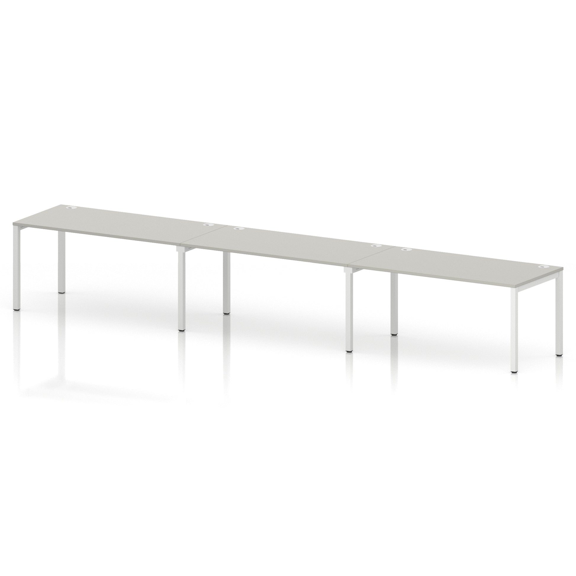Impulse Single Row Bench Desk - 3 Person