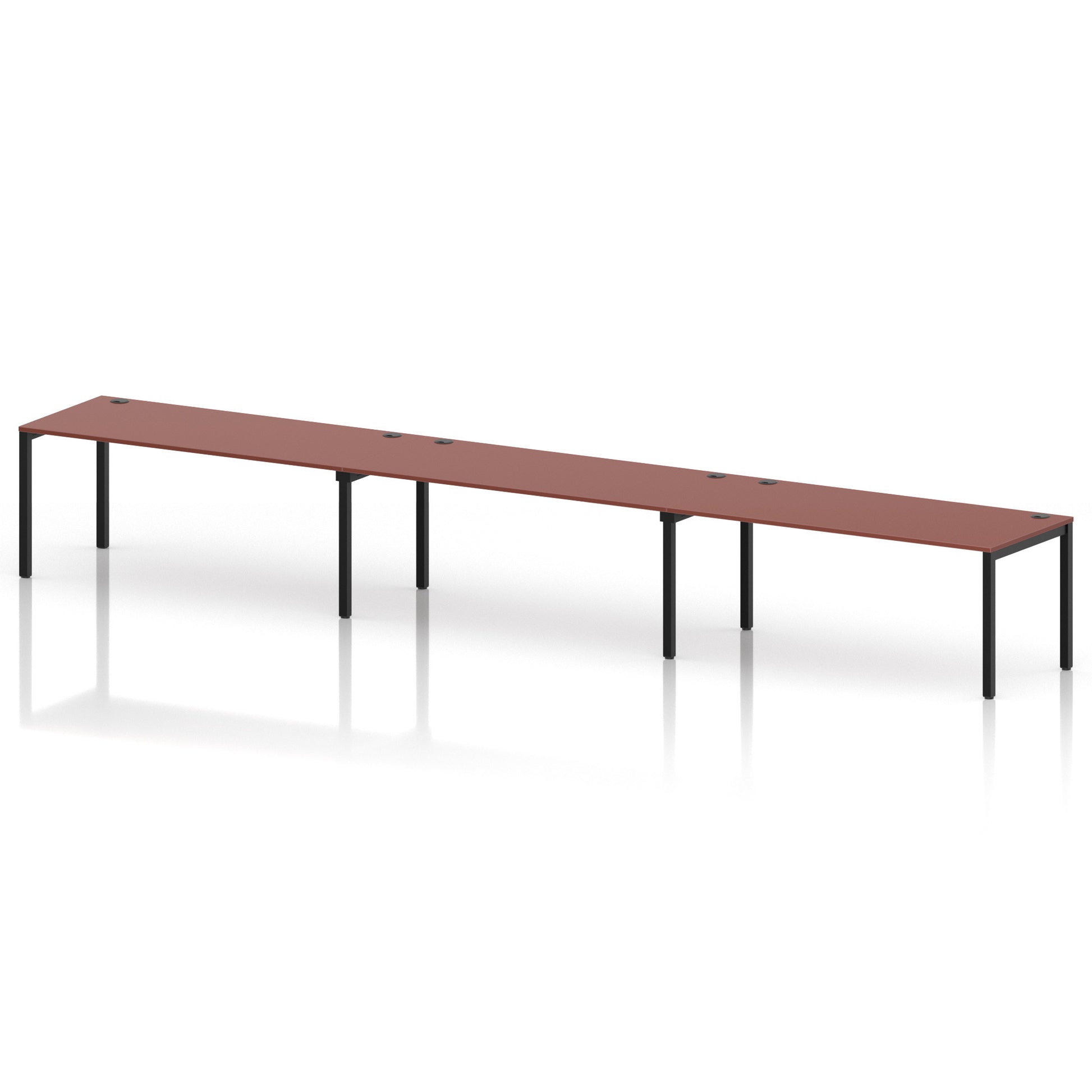 Impulse Single Row Bench Desk - 3 Person