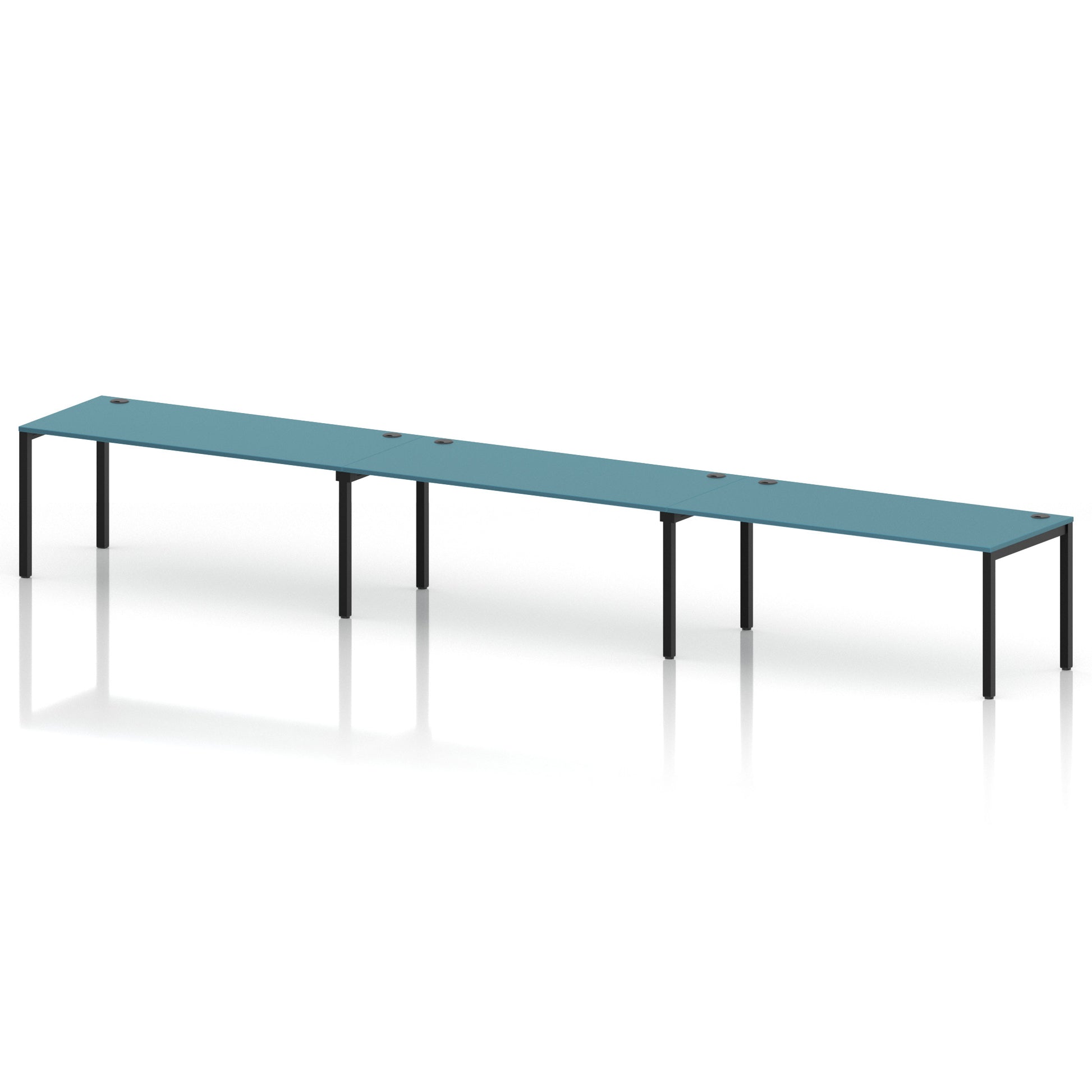 Impulse Single Row Bench Desk - 3 Person
