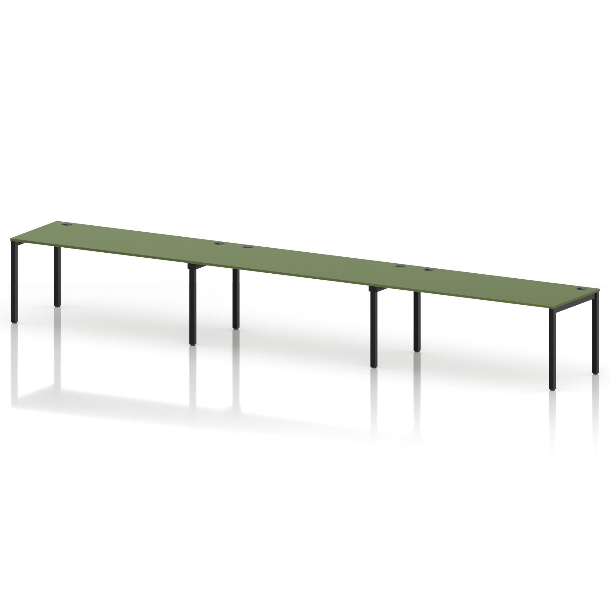 Impulse Single Row Bench Desk - 3 Person