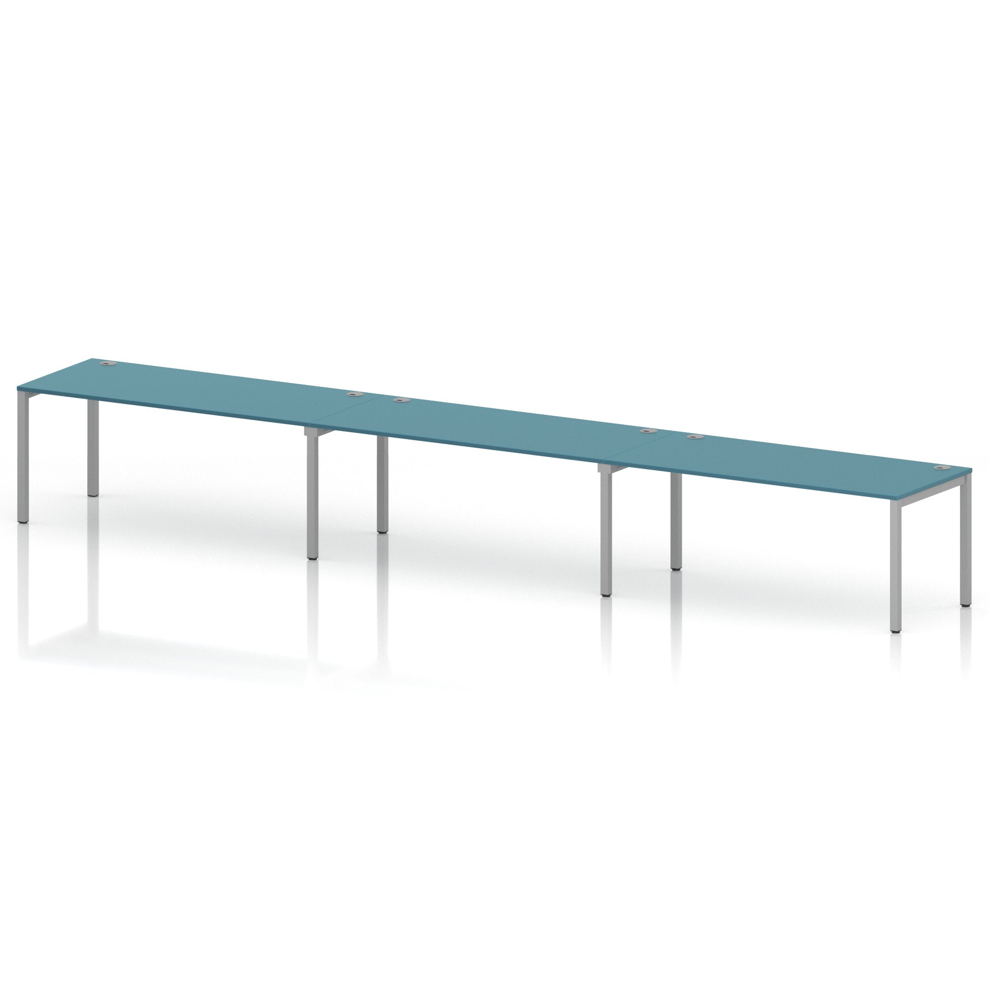 Impulse Single Row Bench Desk - 3 Person