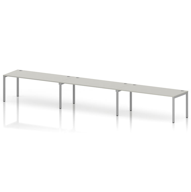 Impulse Single Row Bench Desk - 3 Person