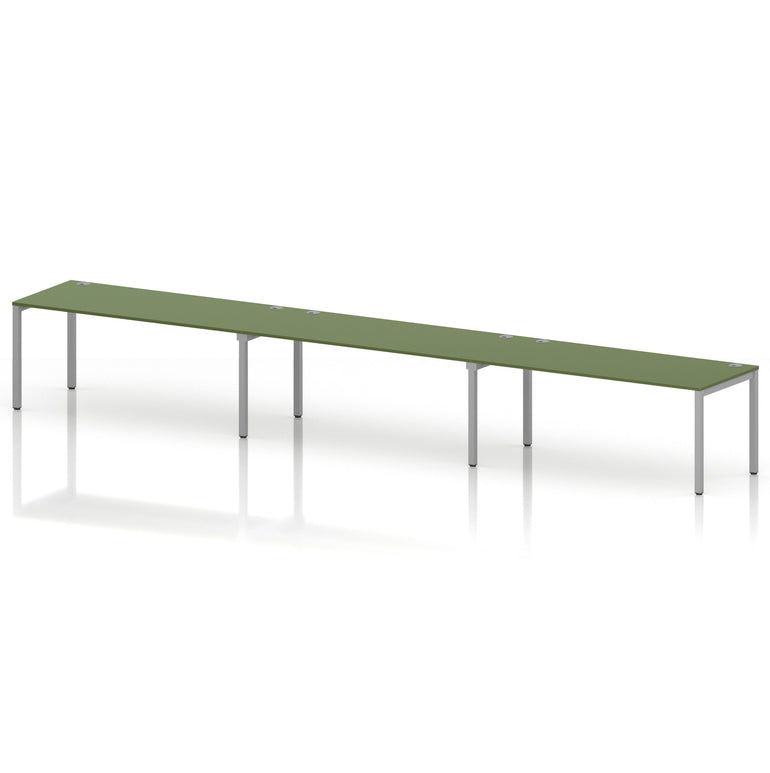Impulse Single Row Bench Desk - 3 Person
