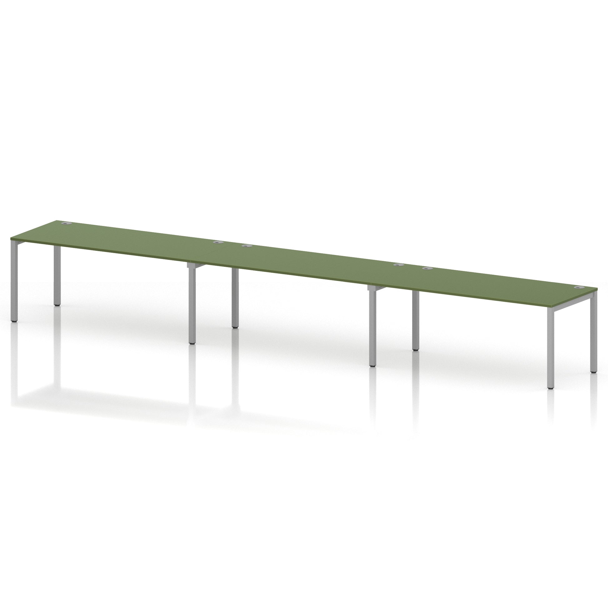 Impulse Single Row Bench Desk - 3 Person