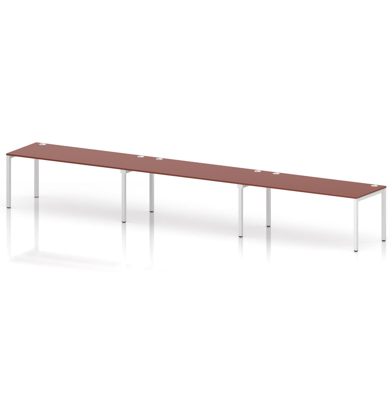 Impulse Single Row Bench Desk - 3 Person
