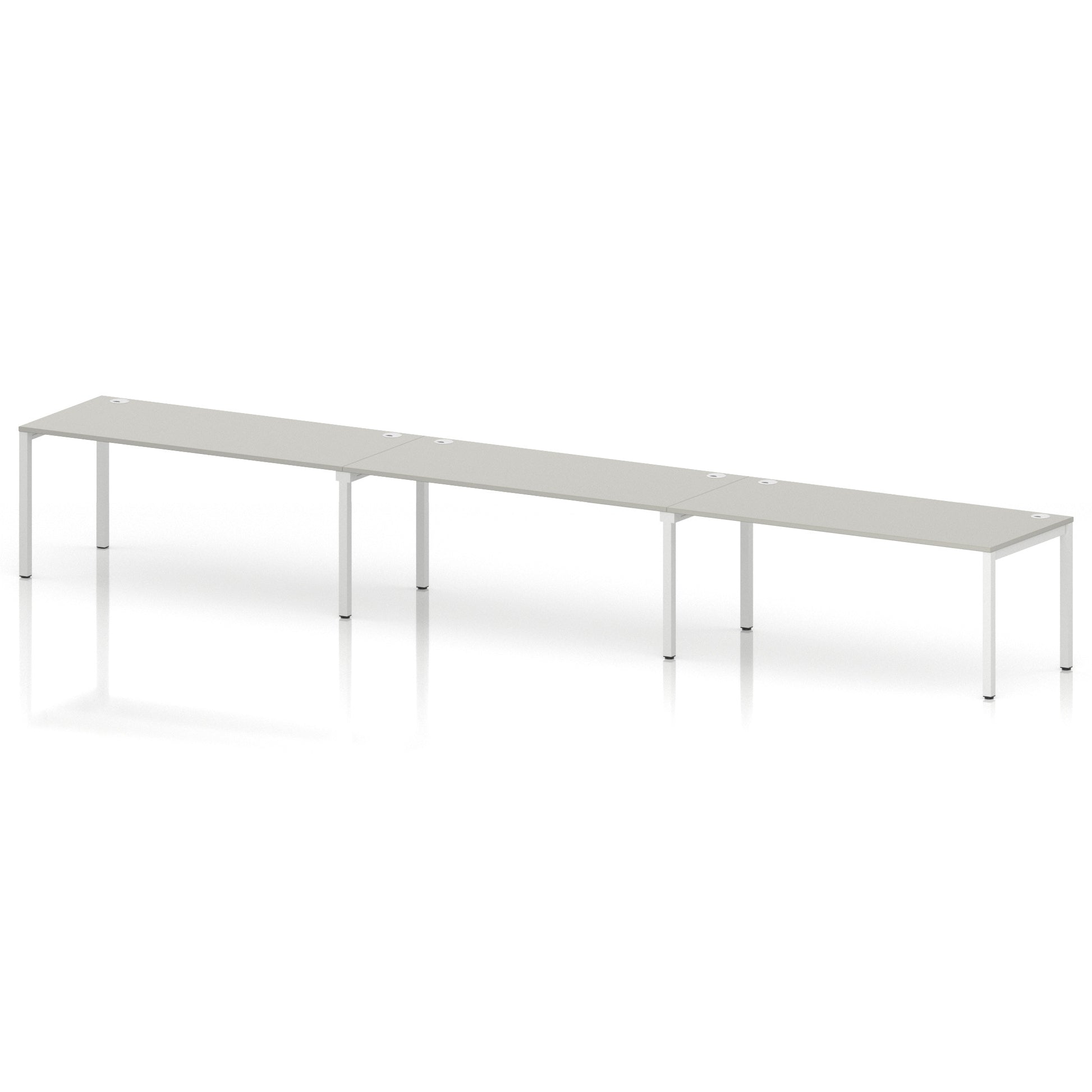 Impulse Single Row Bench Desk - 3 Person