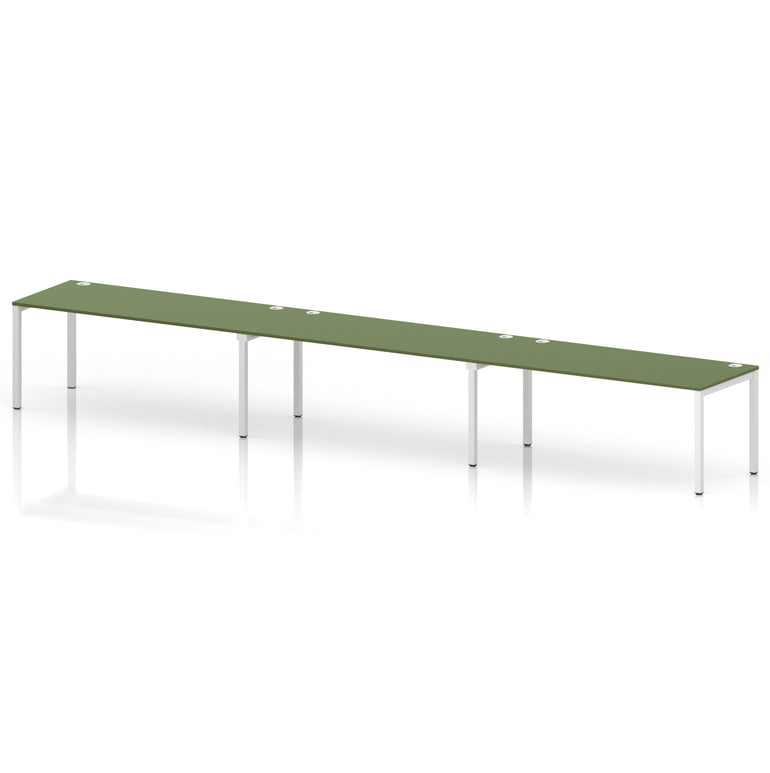 Impulse Single Row Bench Desk - 3 Person