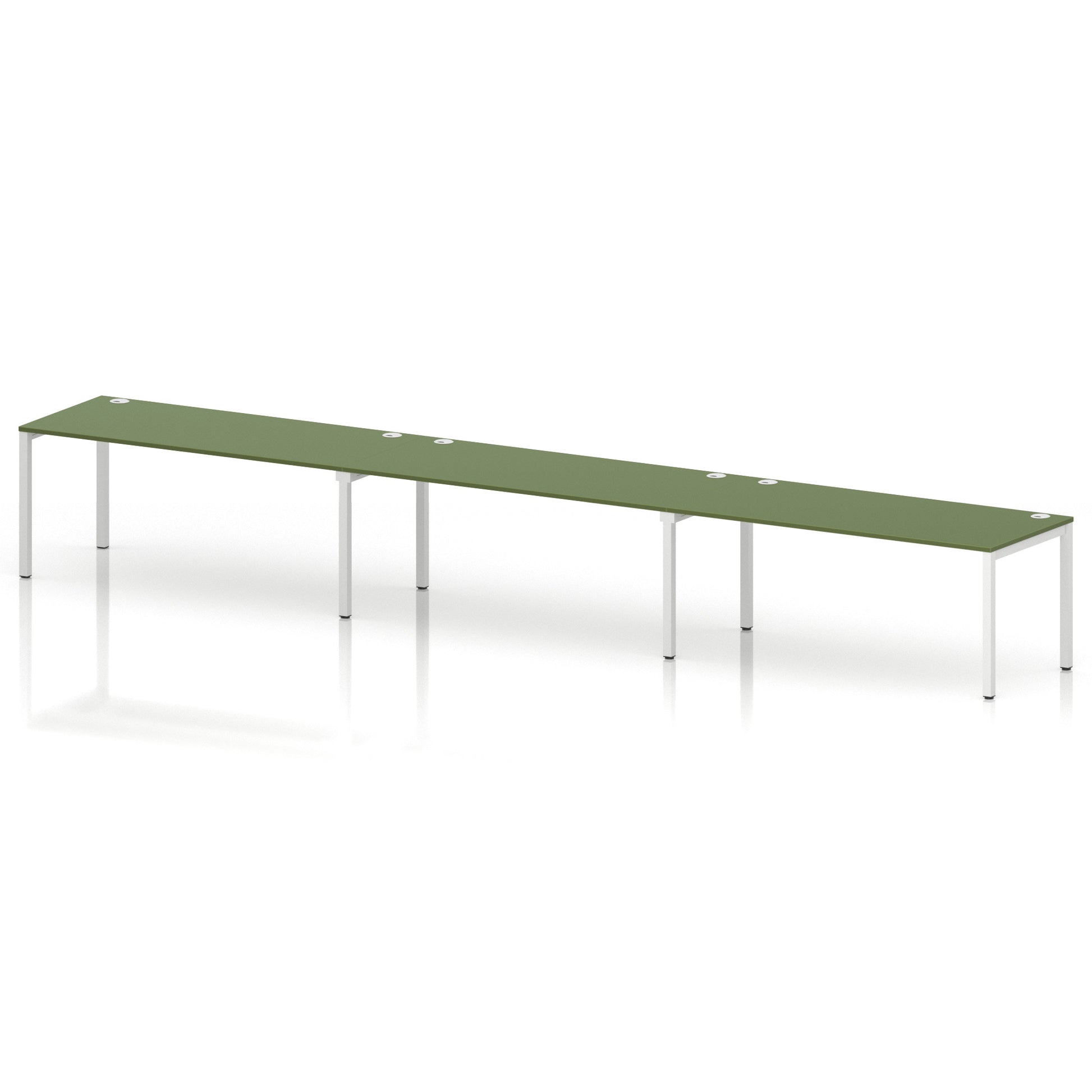Impulse Single Row Bench Desk - 3 Person
