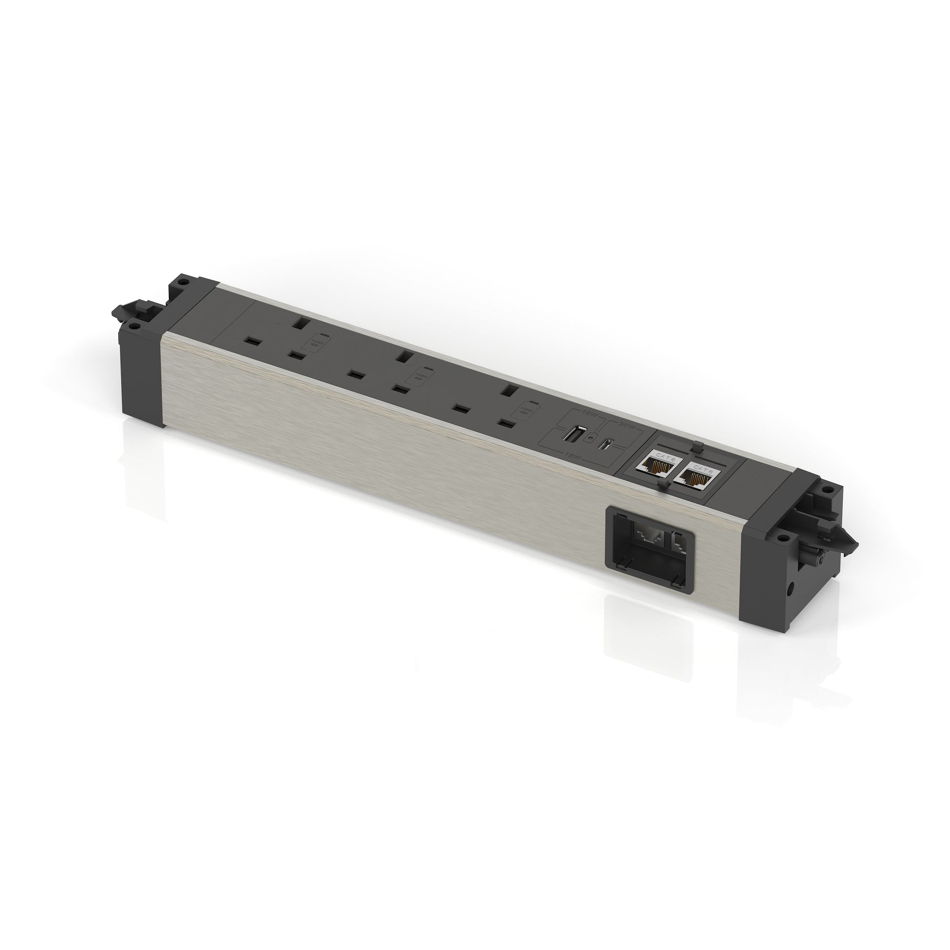 Volta Under Desk Power Unit Module 3x Socket