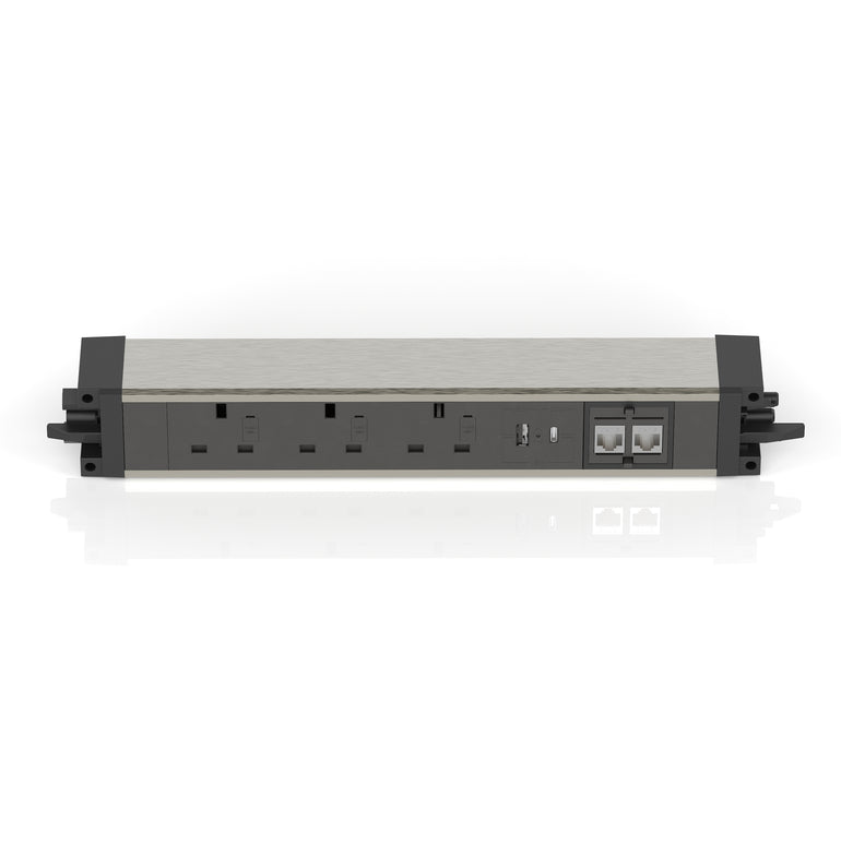 Volta Under Desk Power Unit Module 3x Socket