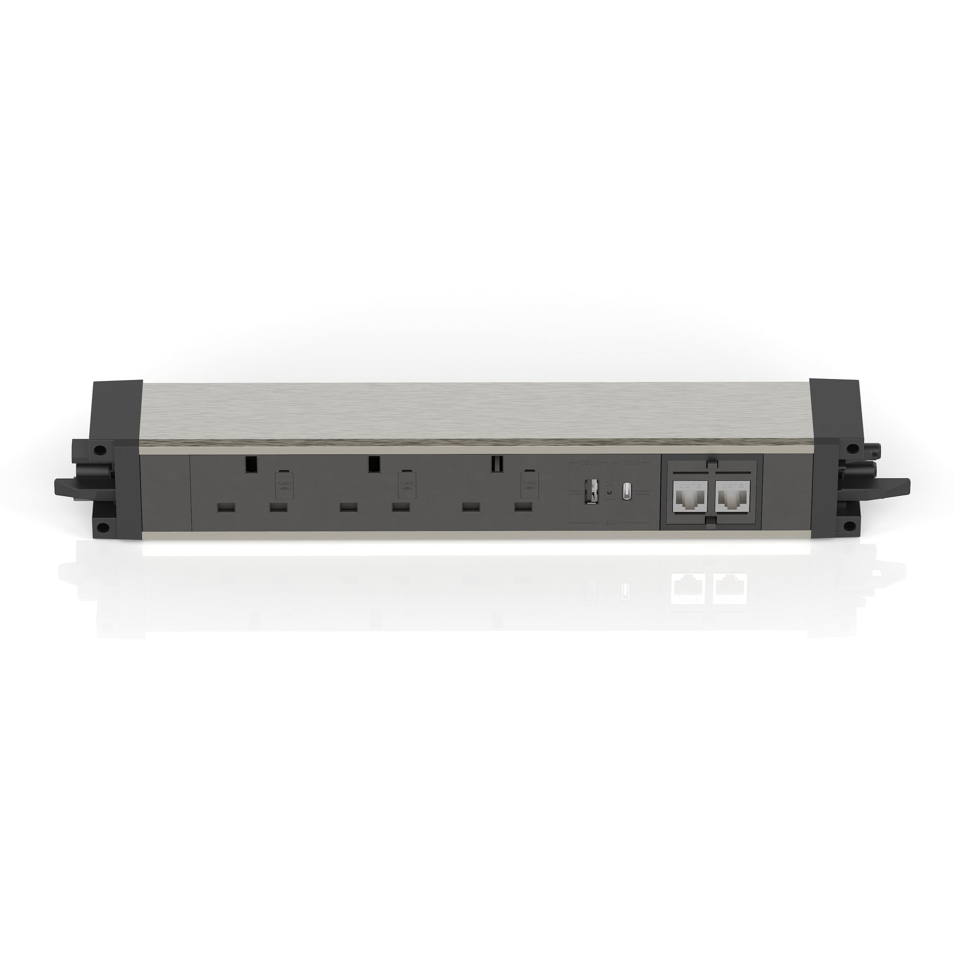 Volta Under Desk Power Unit Module 3x Socket