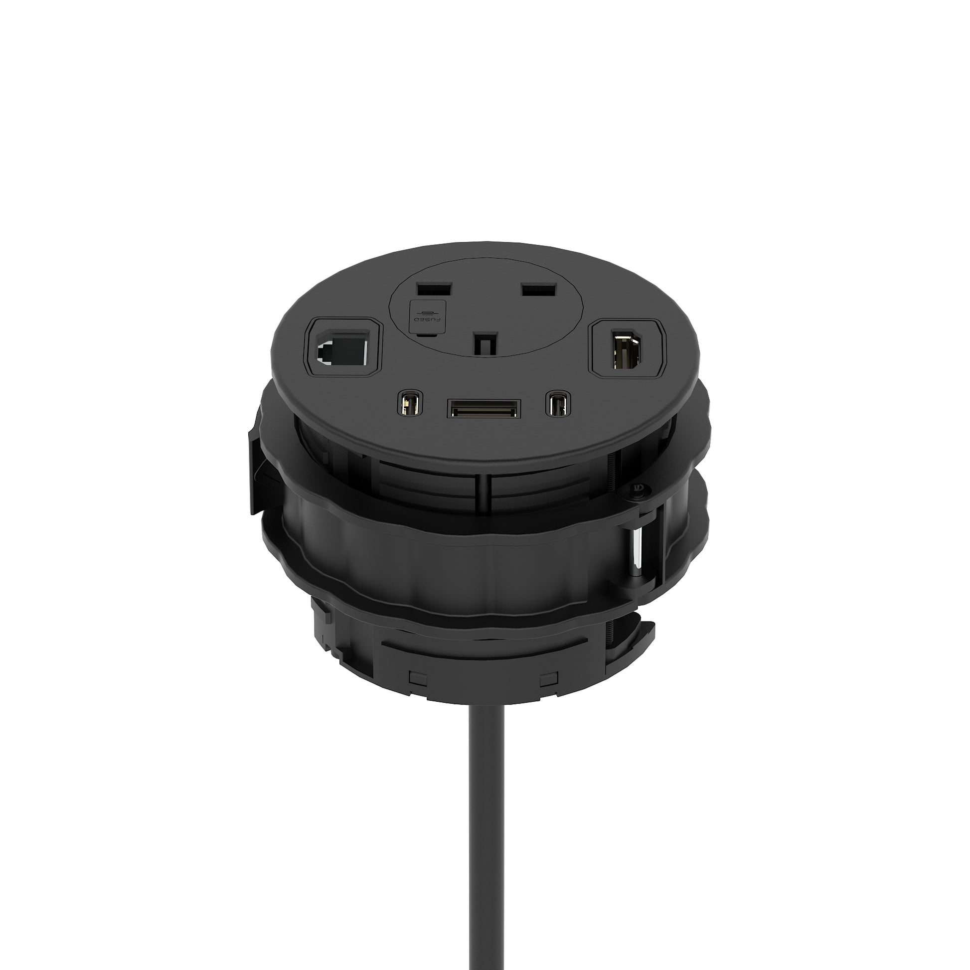 Volta Round Power Unit Module 1x Socket