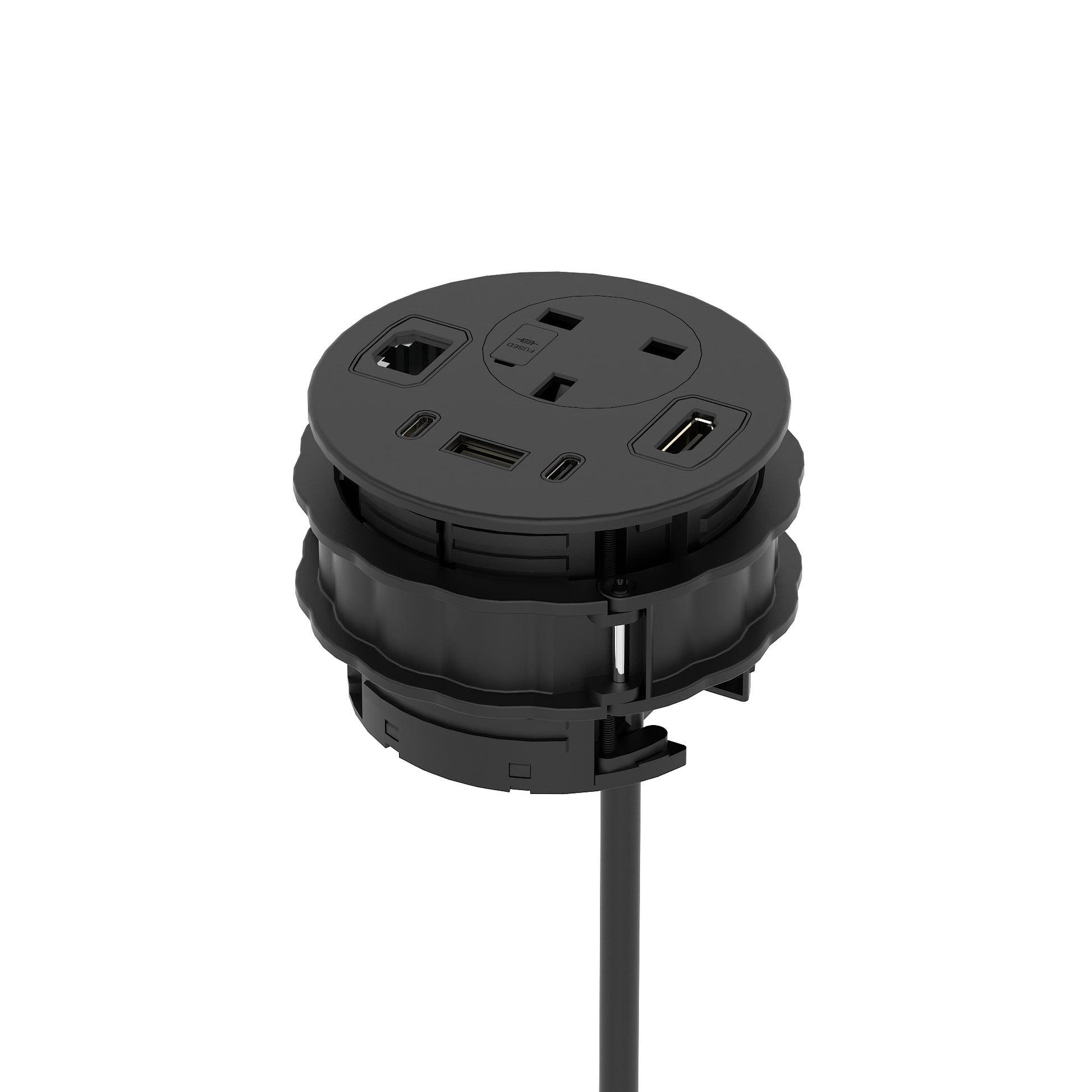 Volta Round Power Unit Module 1x Socket