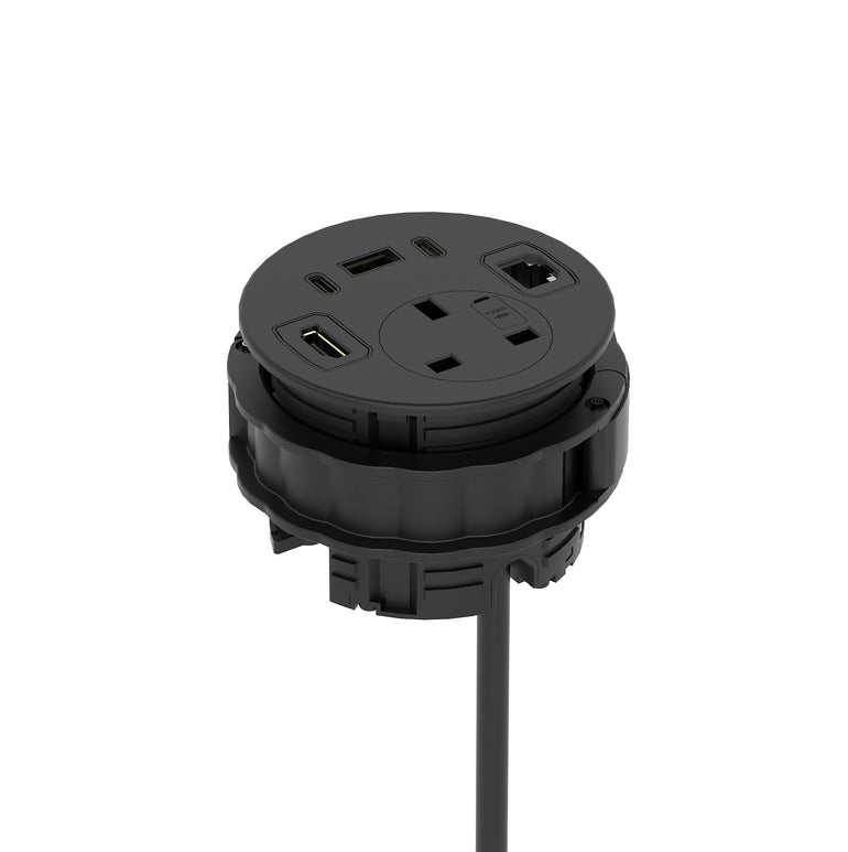 Volta Round Power Unit Module 1x Socket
