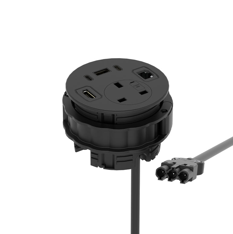 Volta Round Power Unit Module 1x Socket