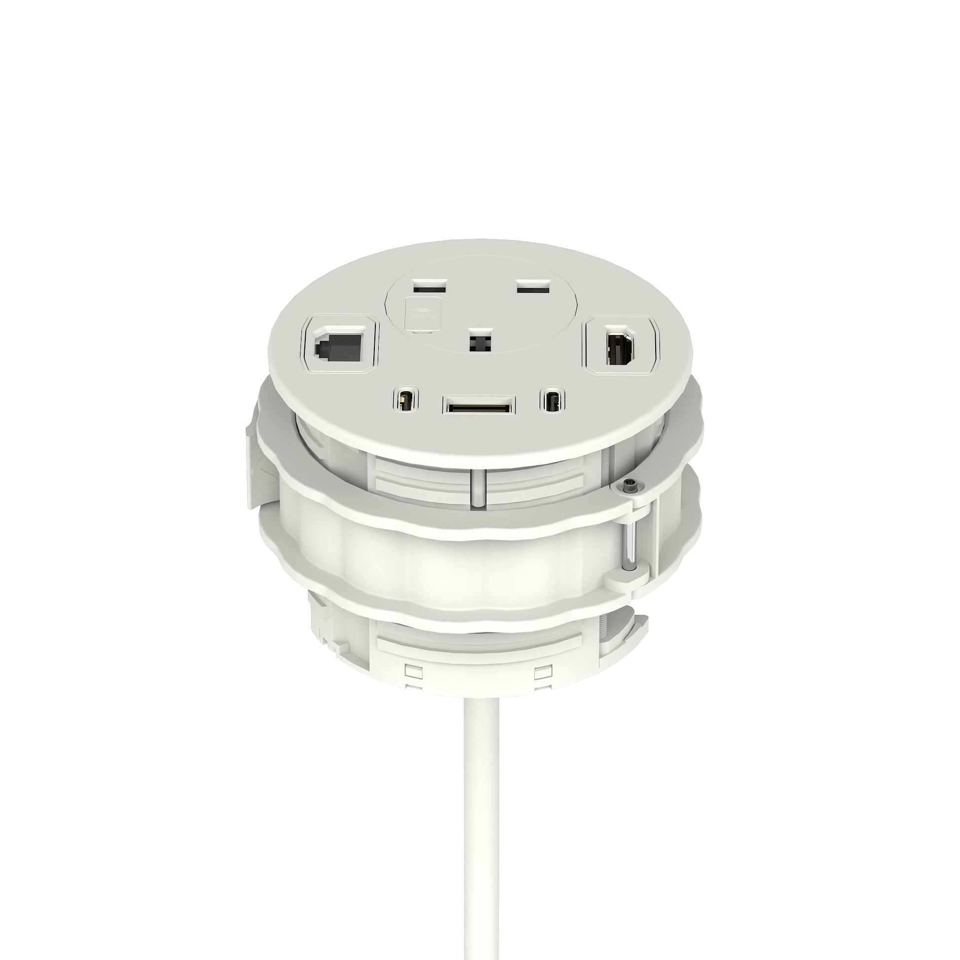 Volta Round Power Unit Module 1x Socket