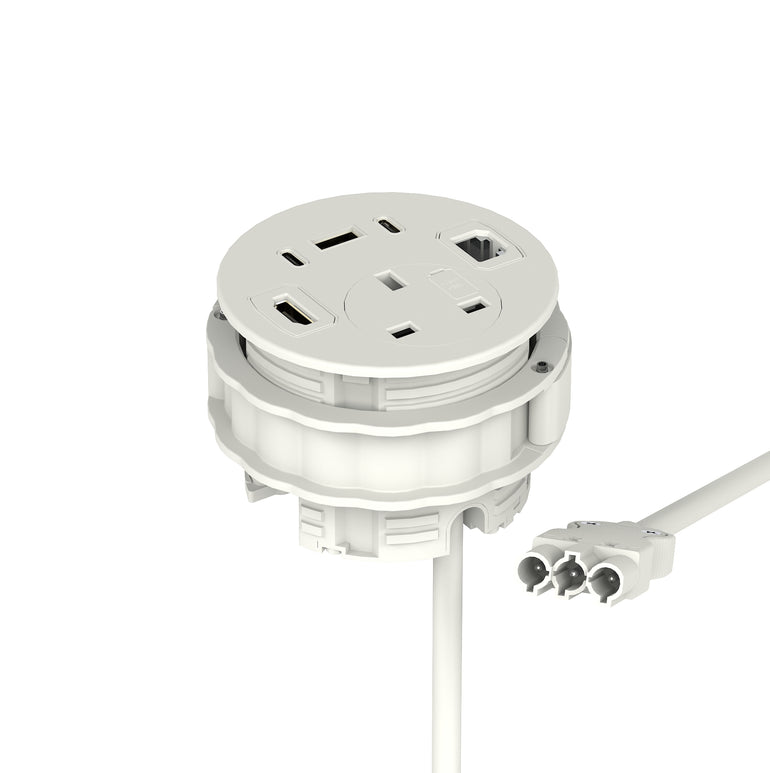 Volta Round Power Unit Module 1x Socket