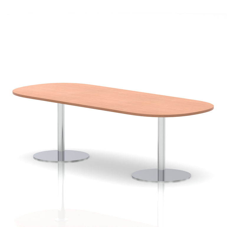 Italia Boardroom Table Silver Leg