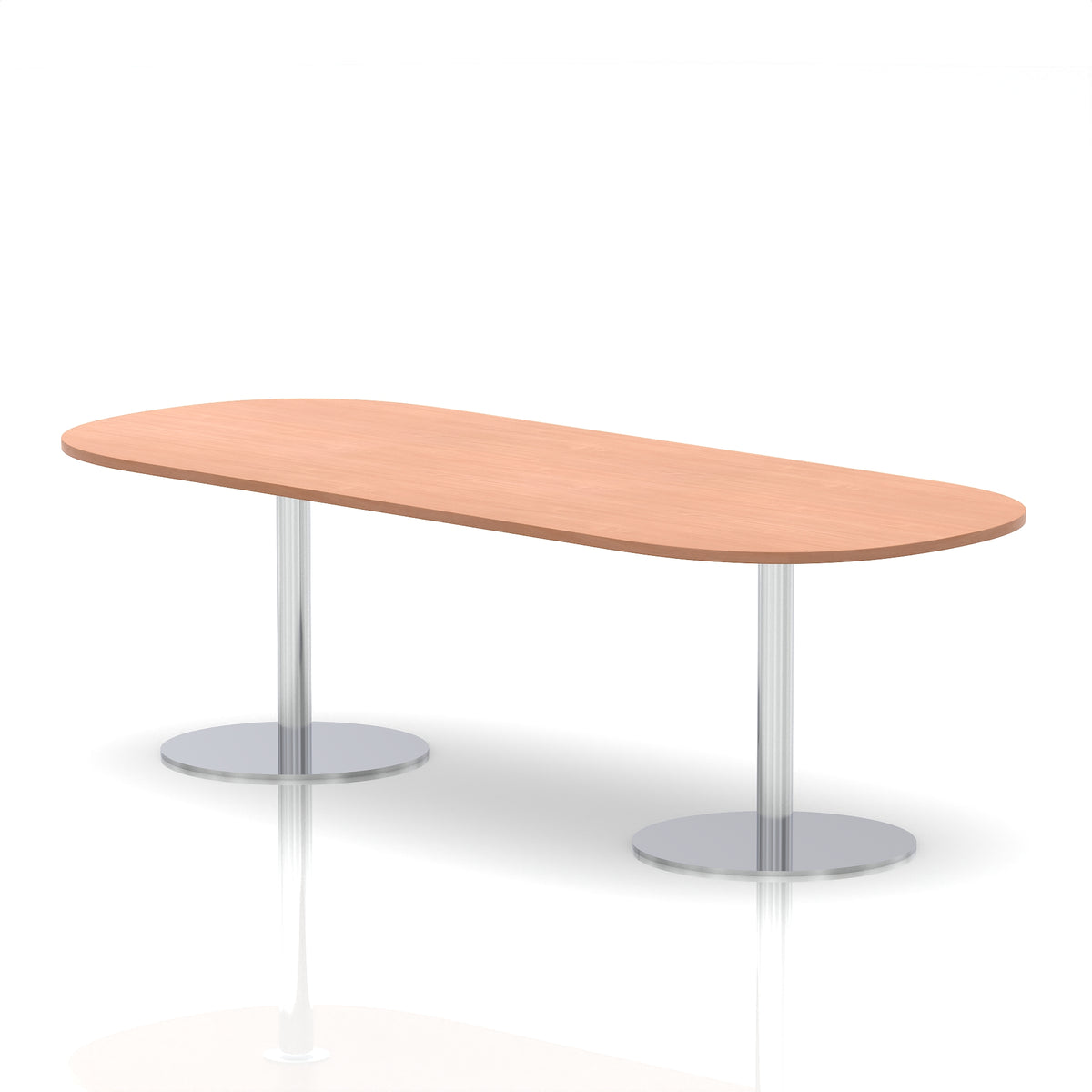 Italia Boardroom Table Silver Leg