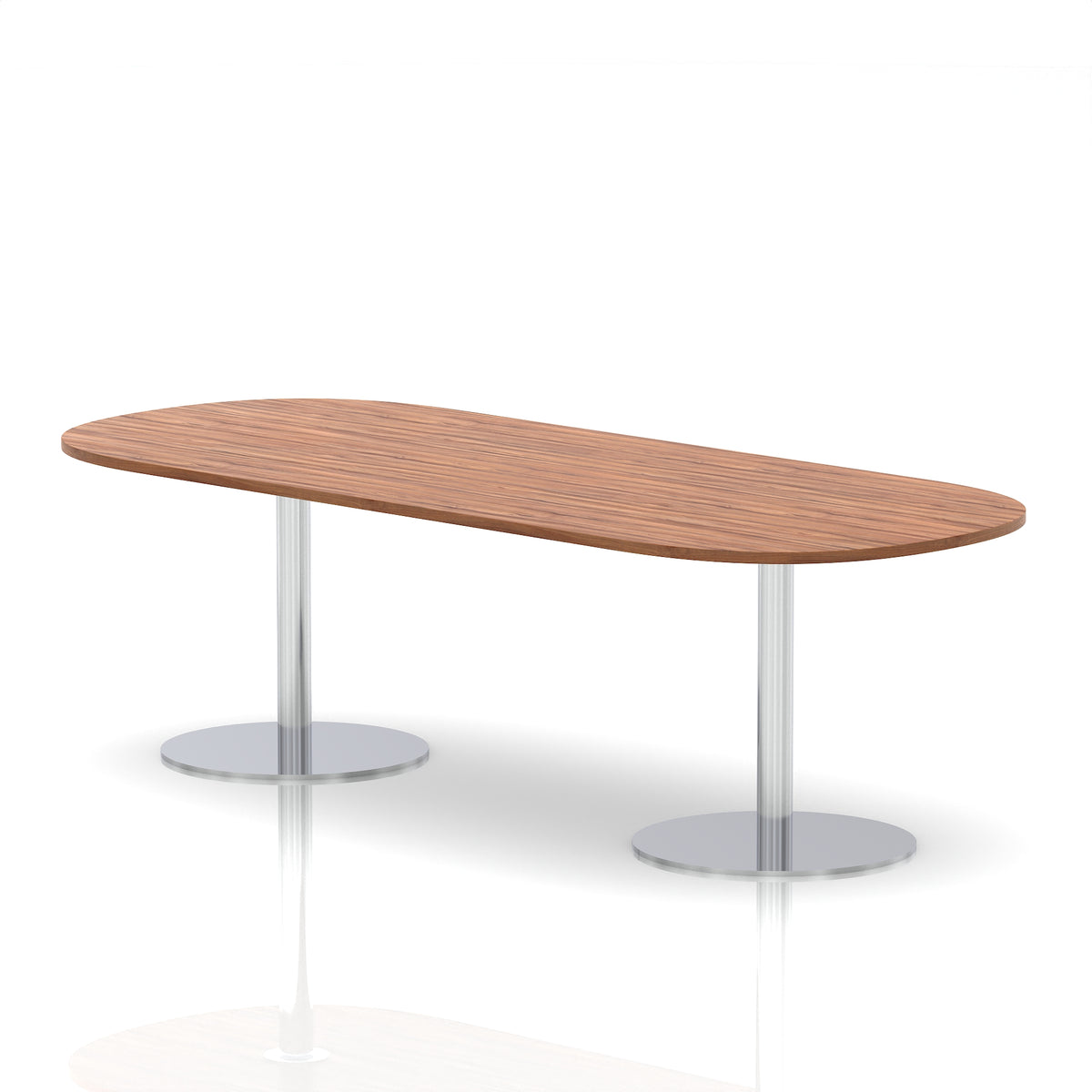Italia Boardroom Table Silver Leg