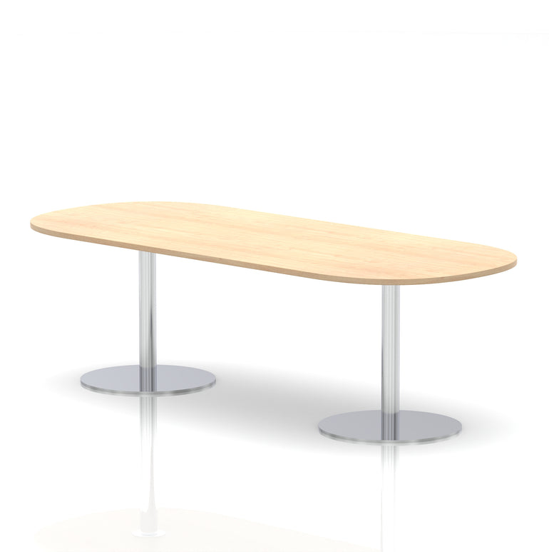 Italia Boardroom Table Silver Leg