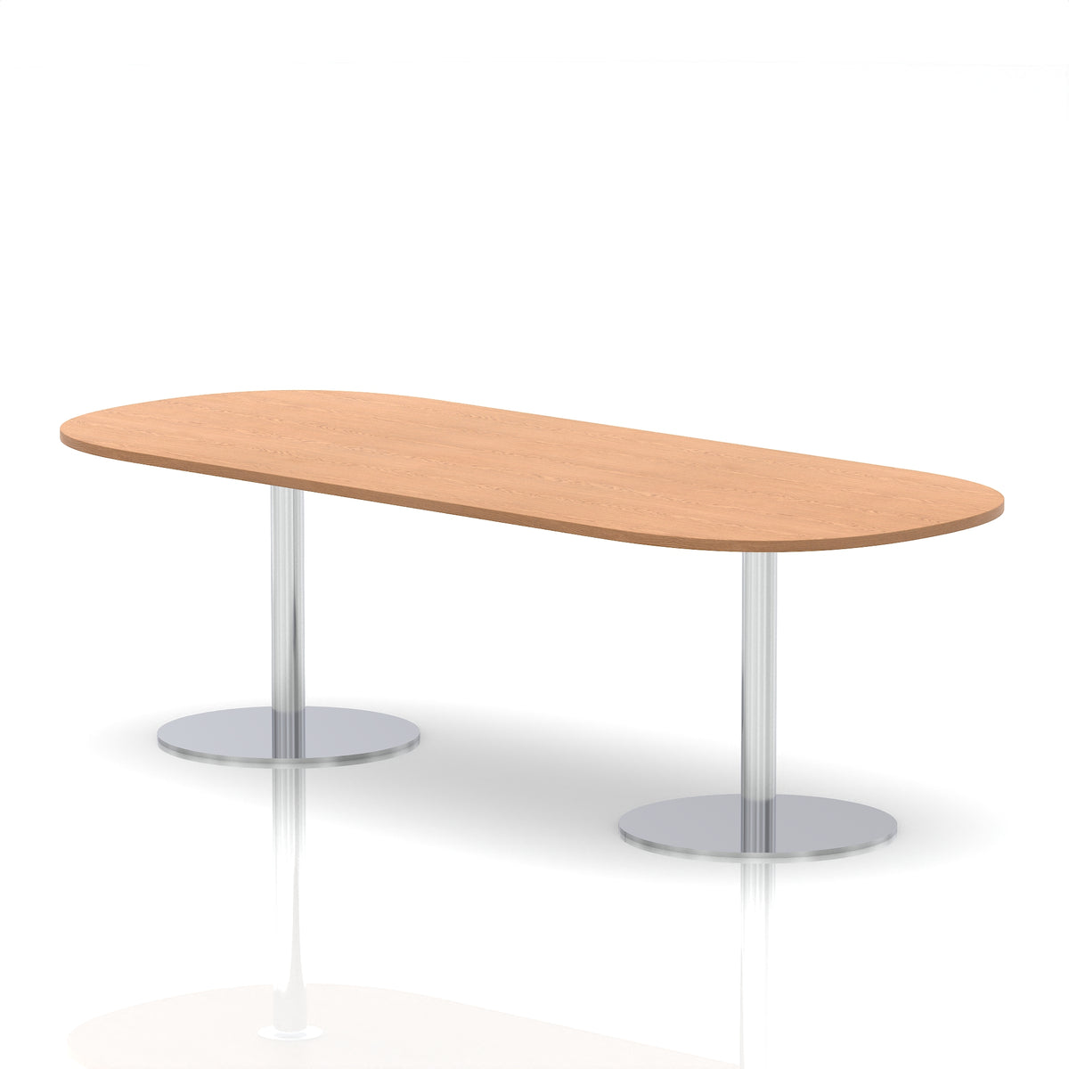Italia Boardroom Table Silver Leg