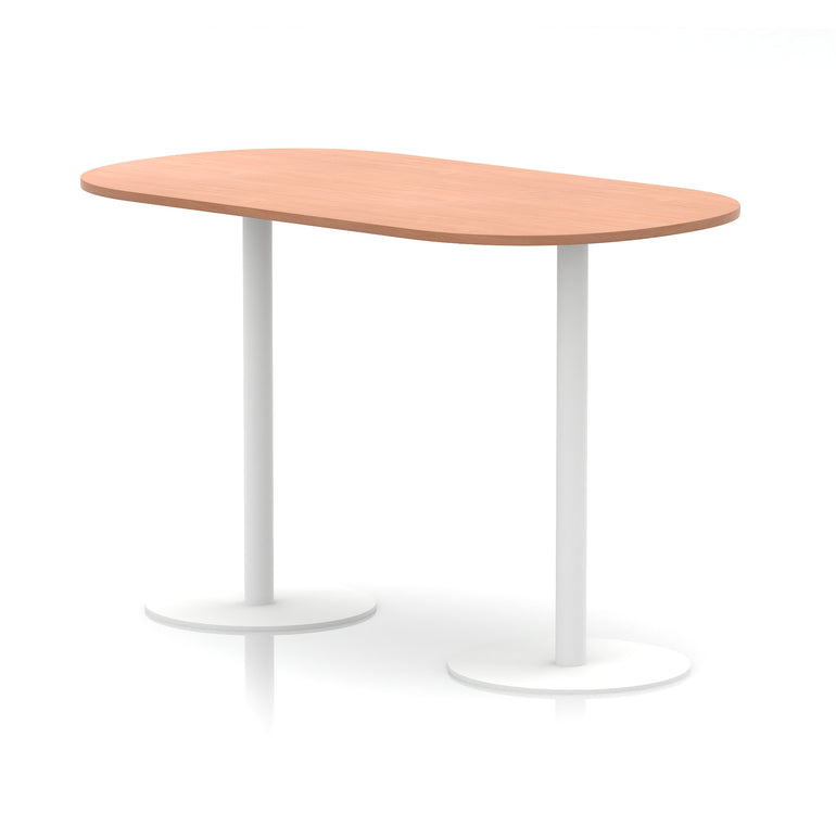 Italia Boardroom Table White Leg