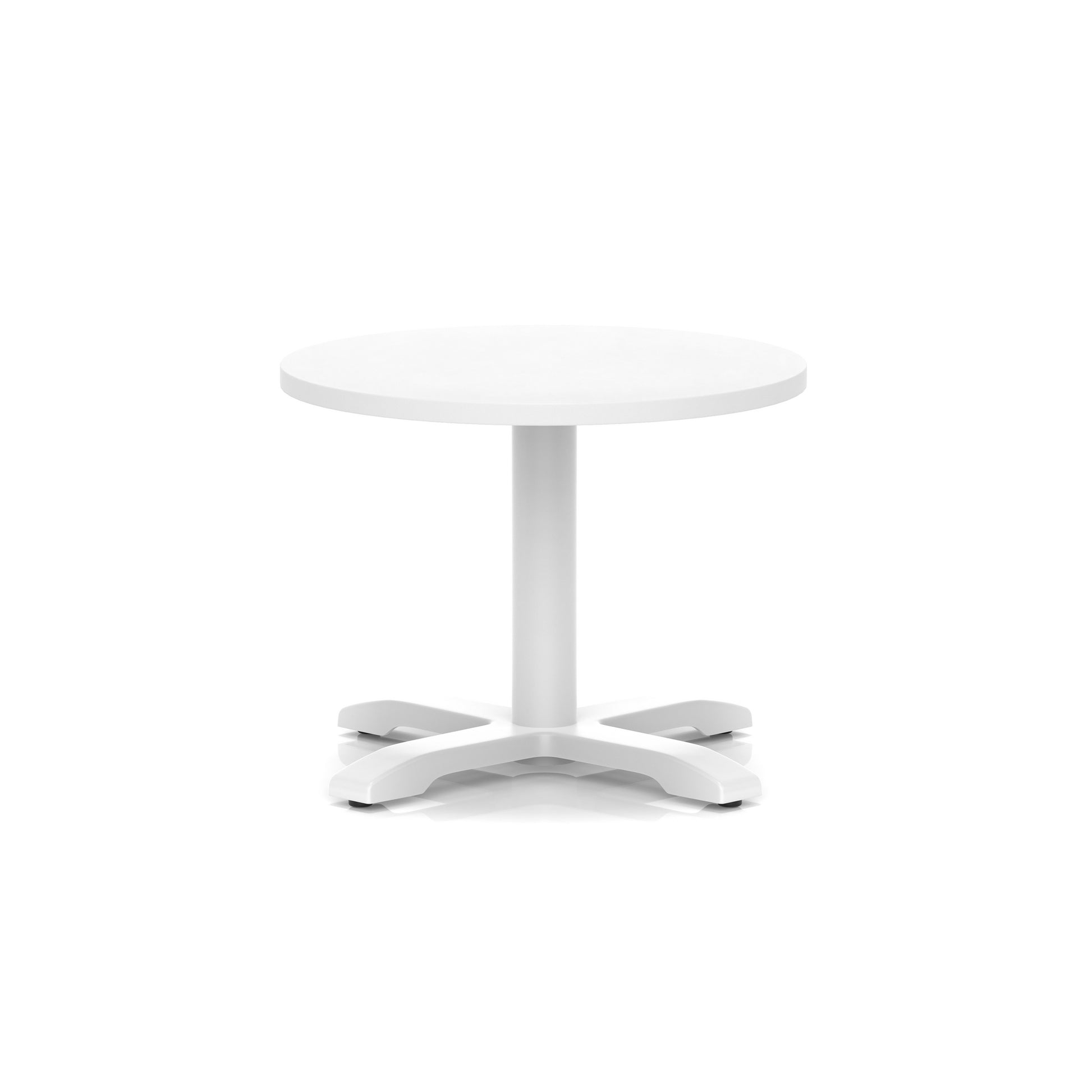 Italia Round Coffee Table With Cross Base