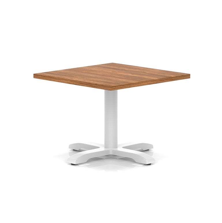 Italia Square Coffee Table With Cross Base