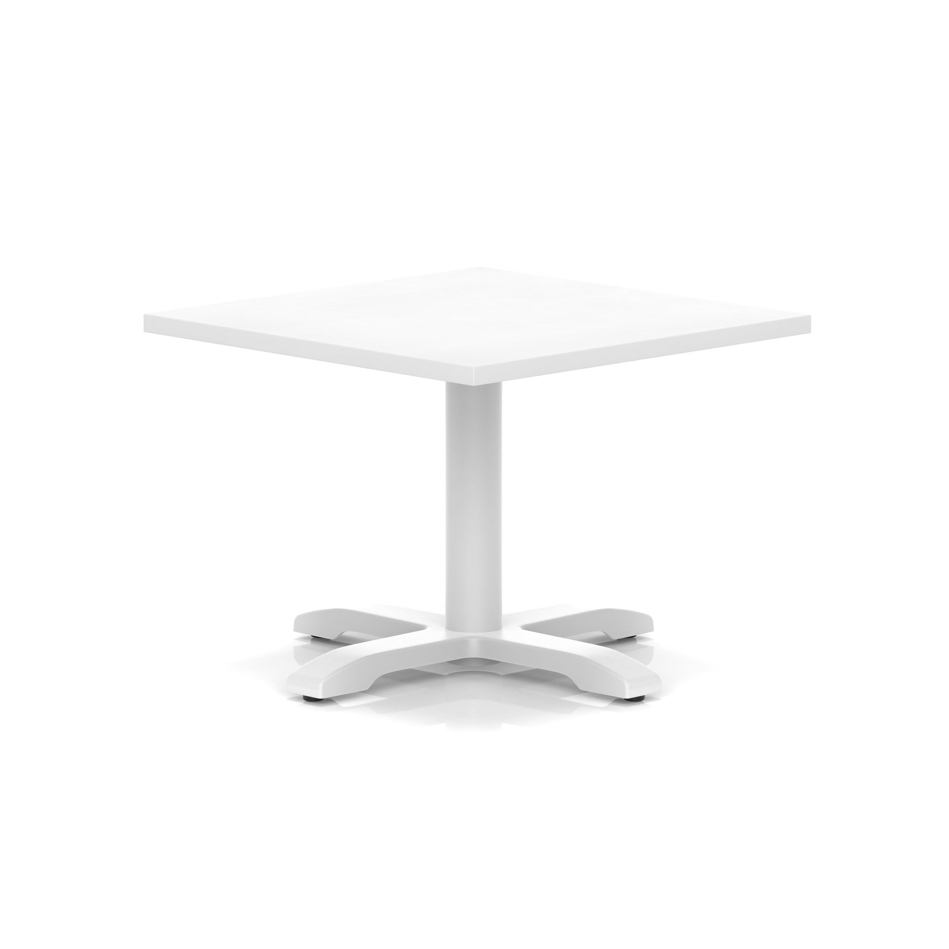 Italia Square Coffee Table With Cross Base
