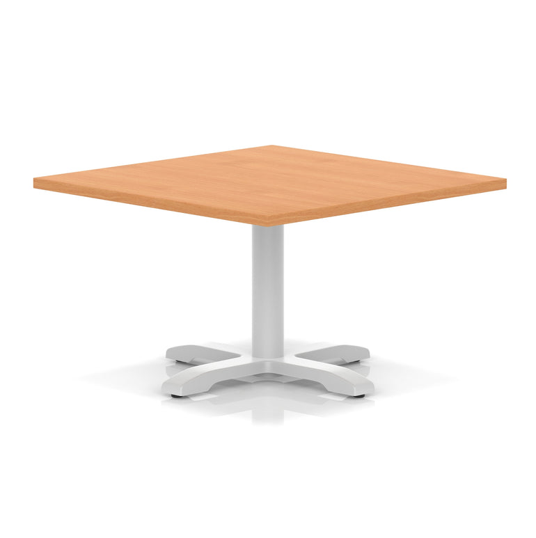 Italia Square Coffee Table With Cross Base